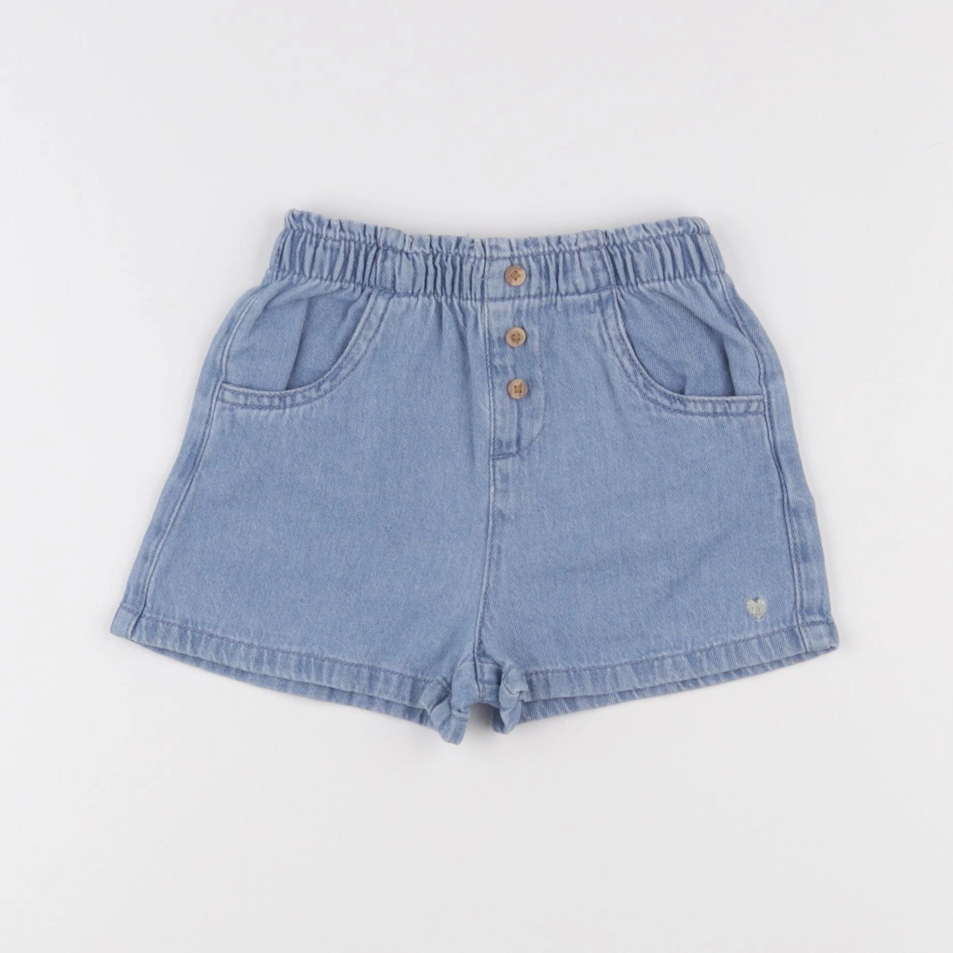 Vertbaudet - short bleu - 4 ans