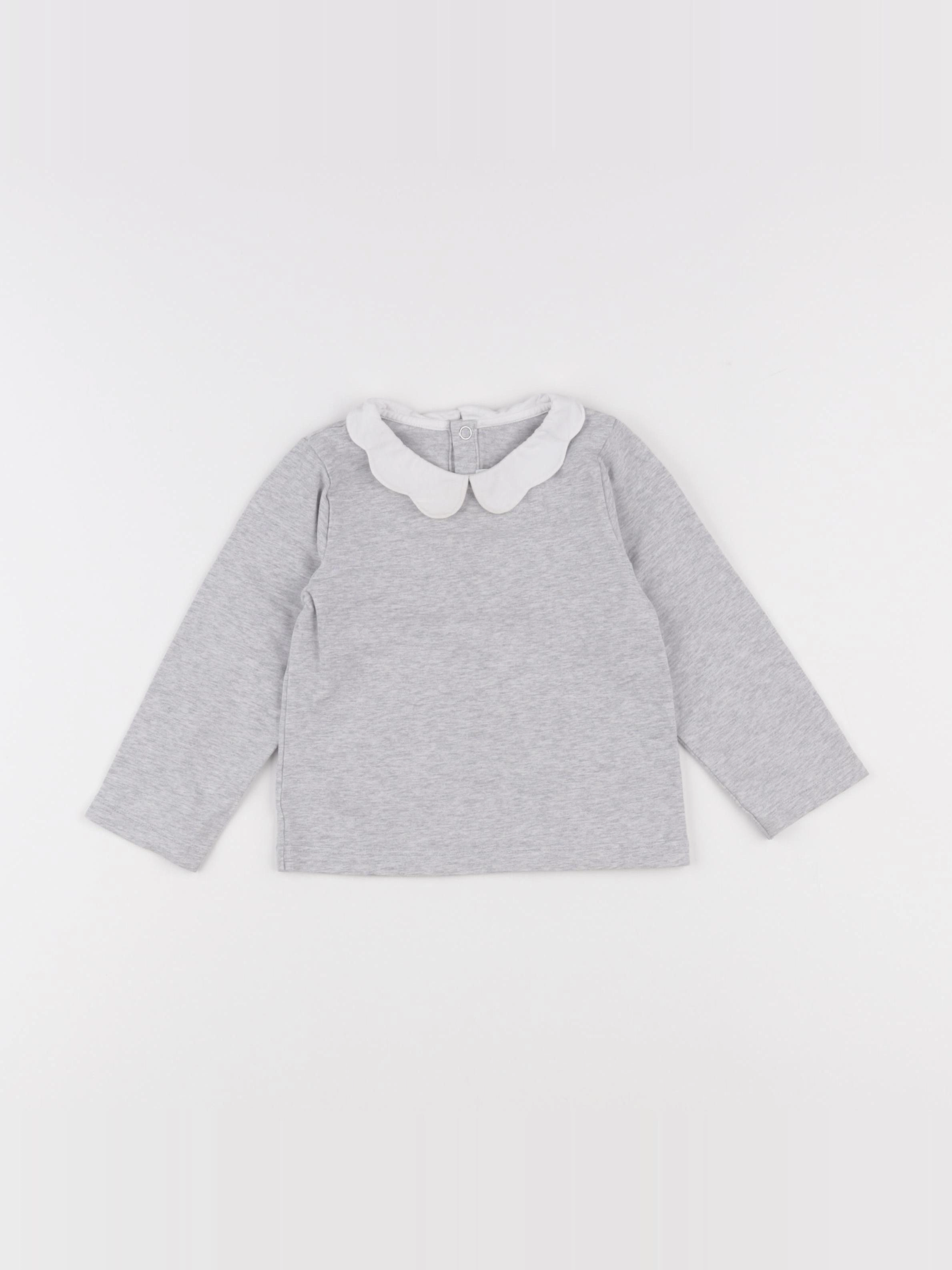 Jacadi - tee-shirt gris - 18 mois