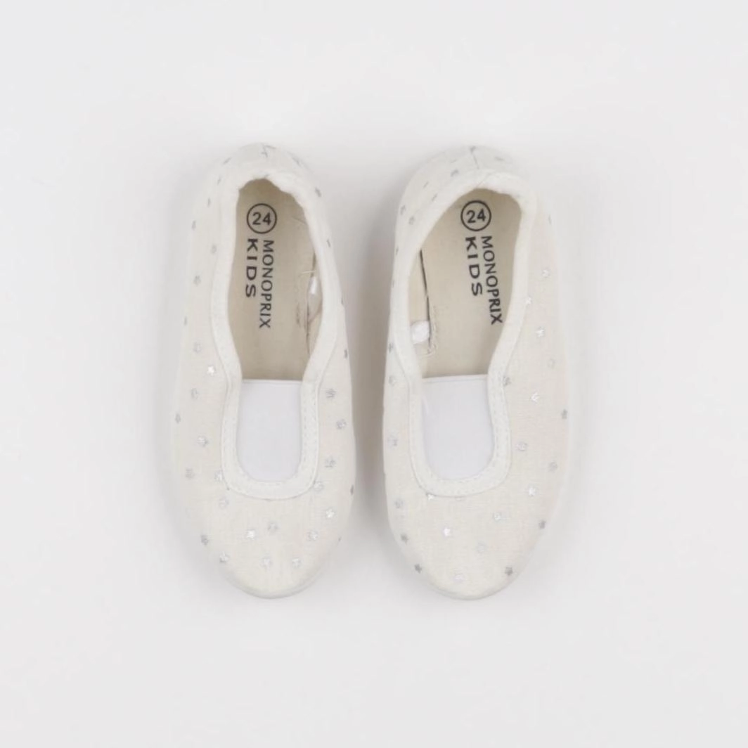 Monoprix - ballerines beige - pointure 24