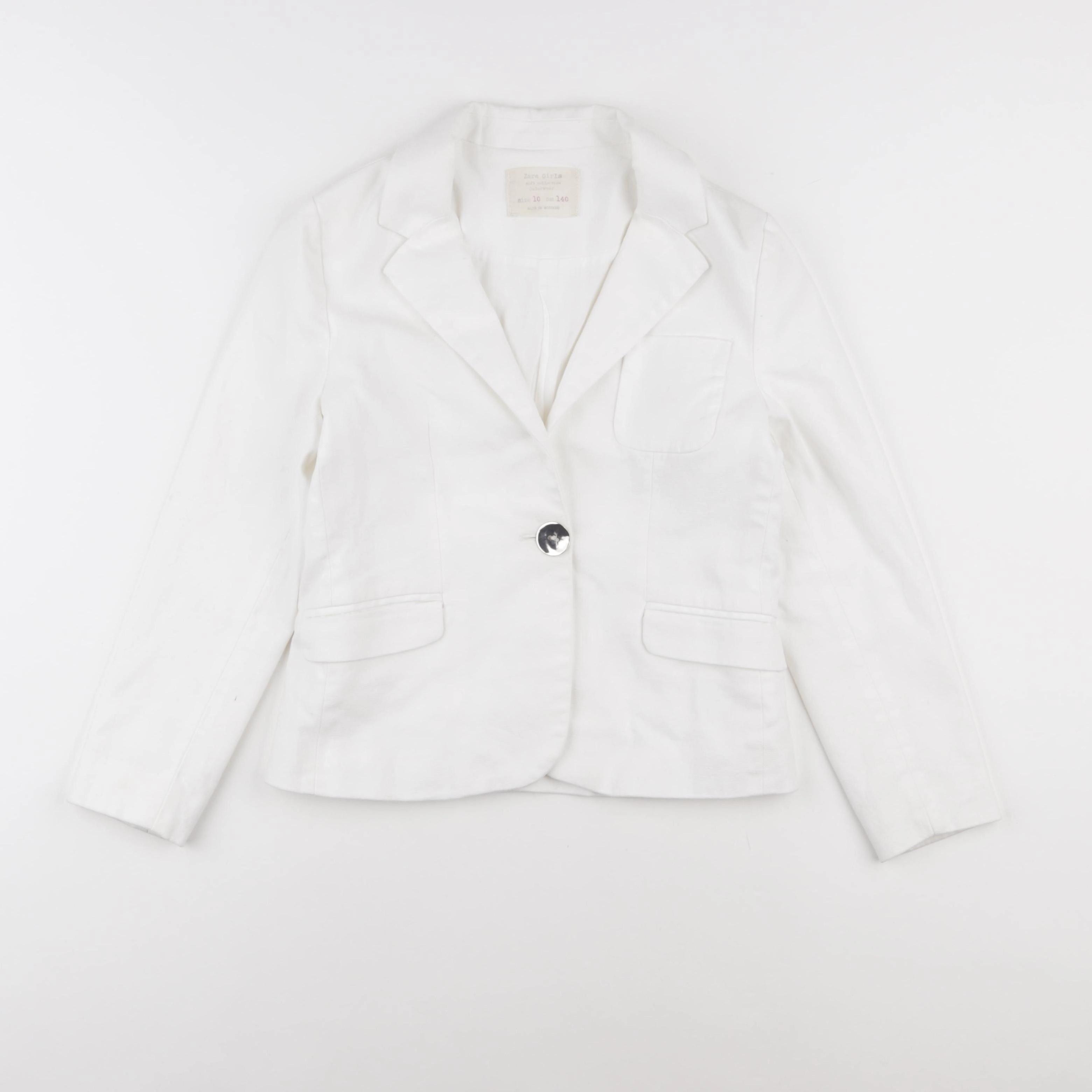 Zara - veste blanc - 10 ans