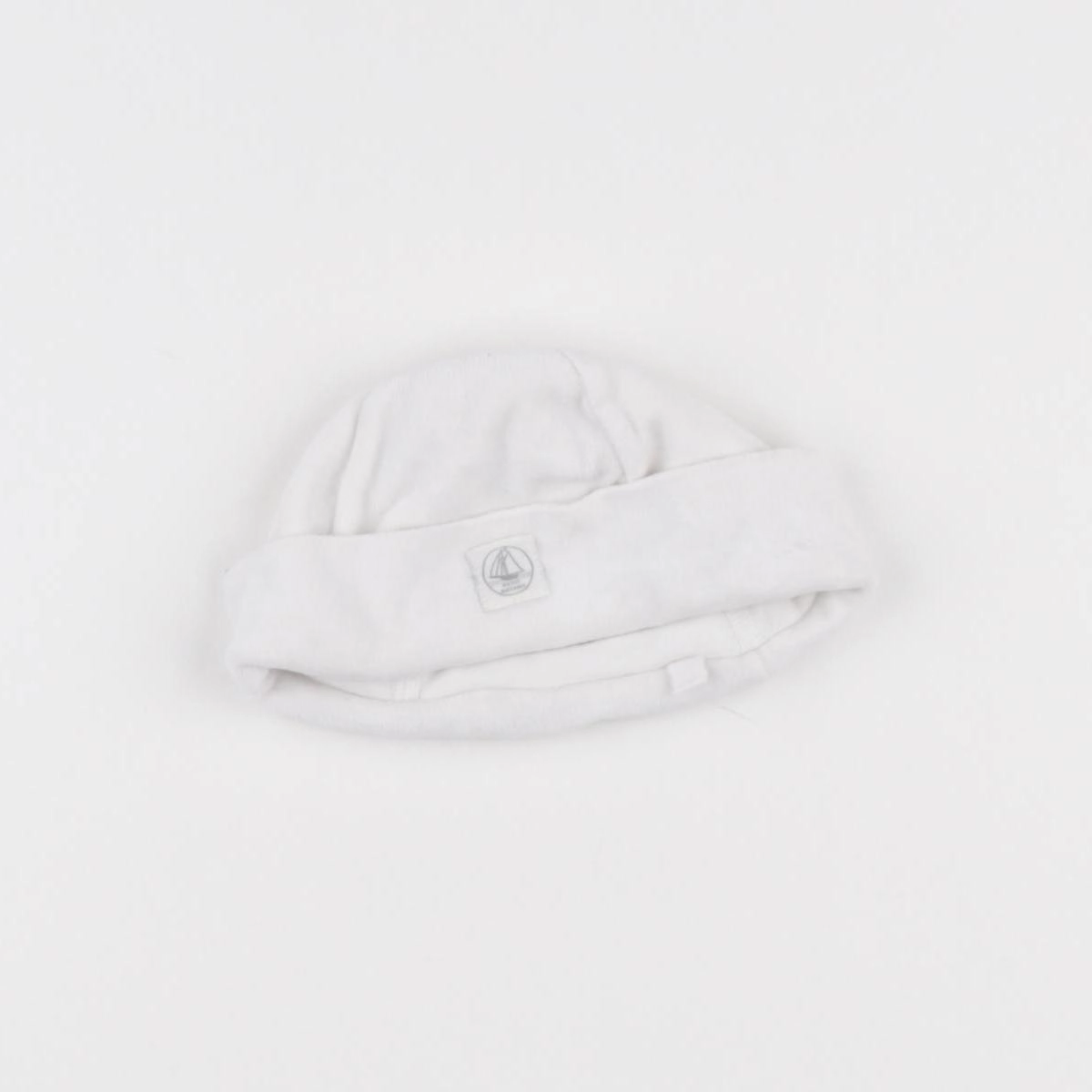 Petit Bateau - bonnet de naissance blanc - 1 mois