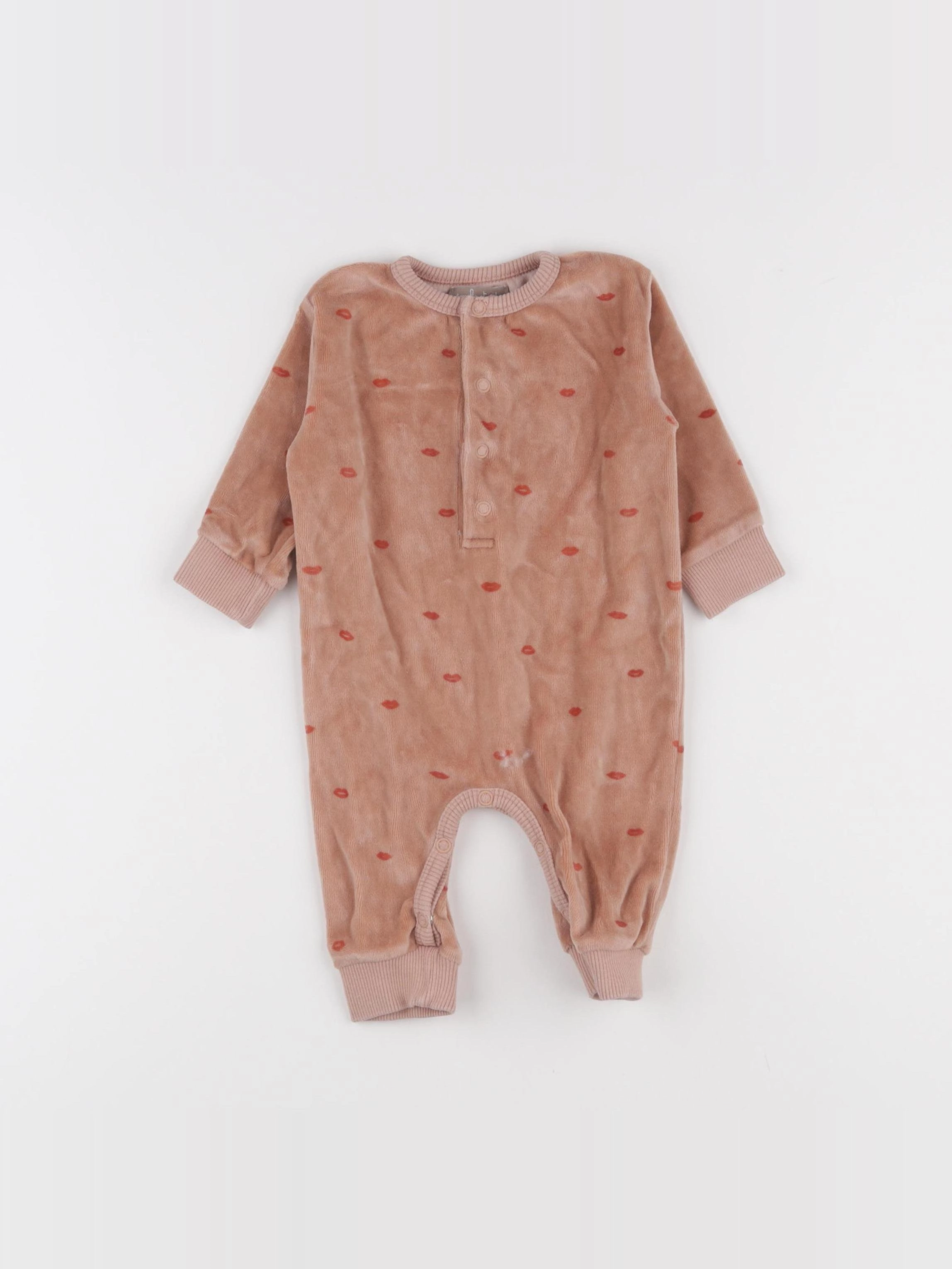 Emile et Ida - pyjama rose - 6 mois