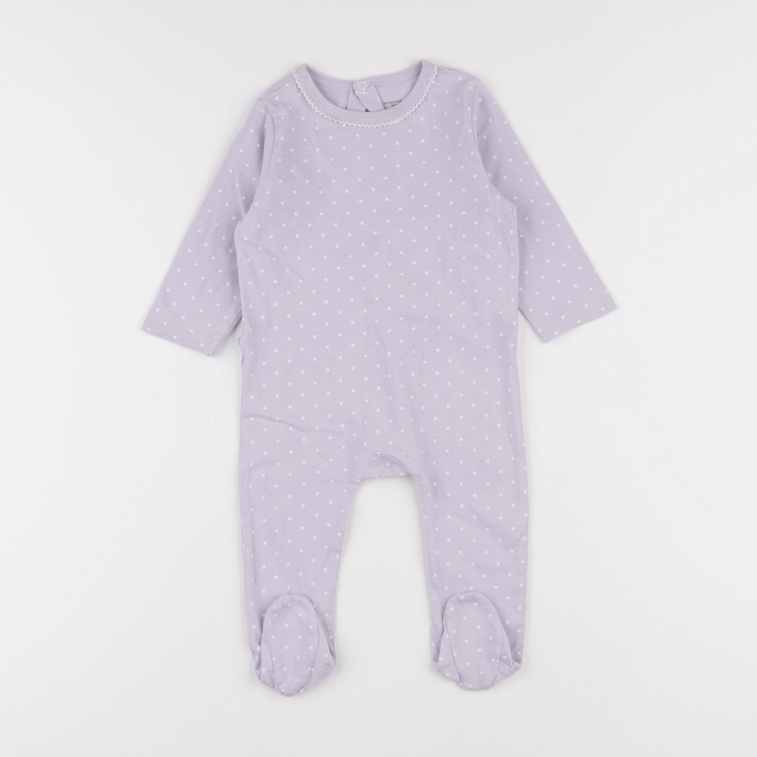 Boutchou - pyjama coton violet - 6 mois