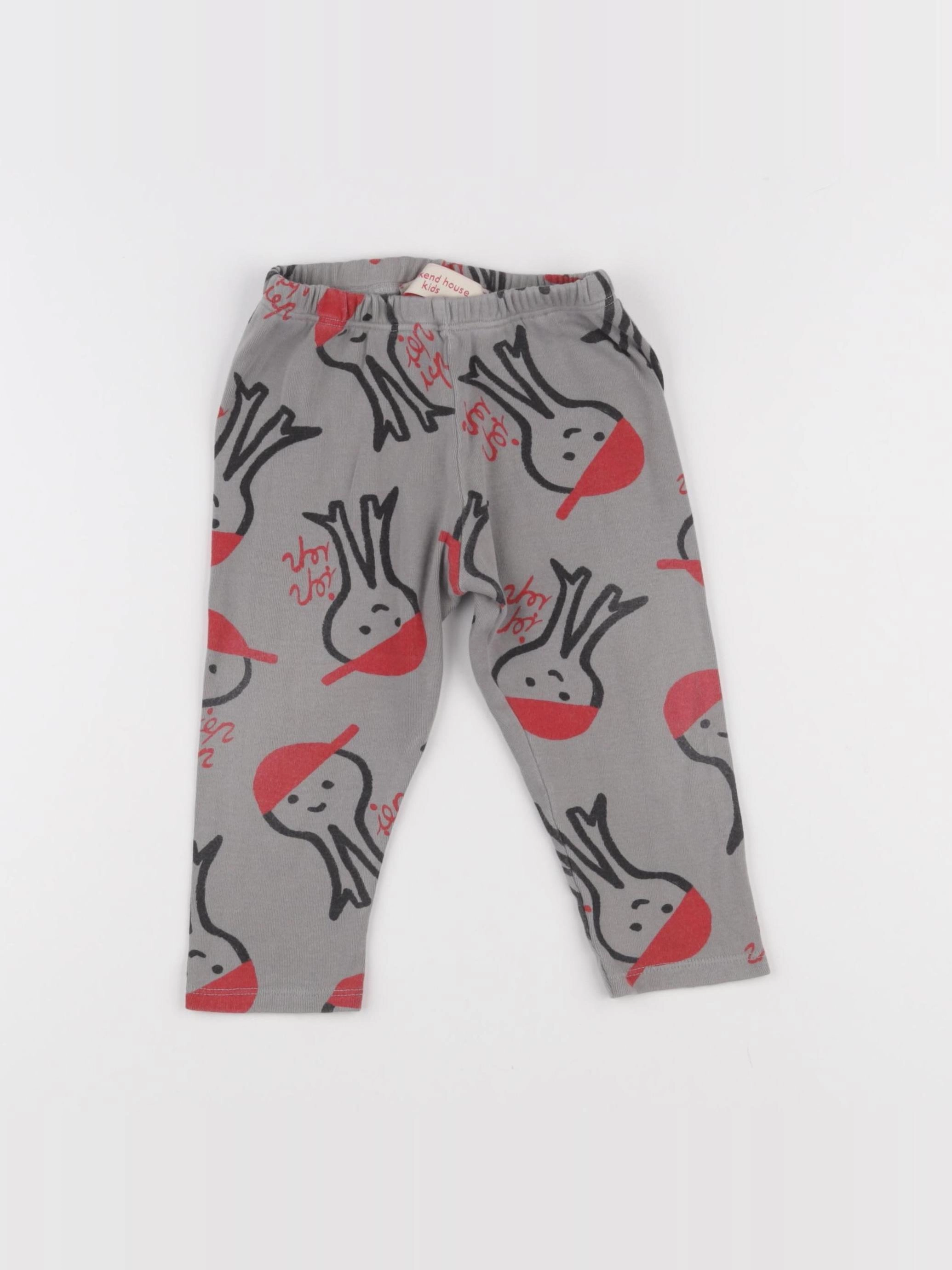 Weekend house kids - legging gris - 12 mois