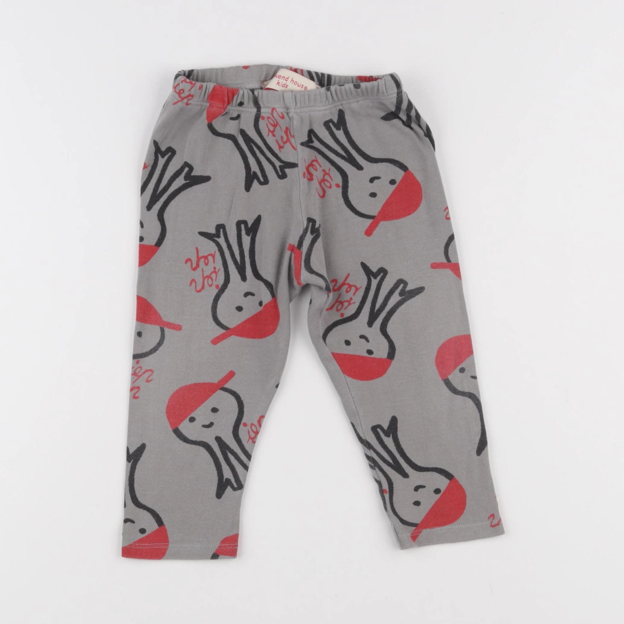 Weekend house kids - legging gris - 12 mois