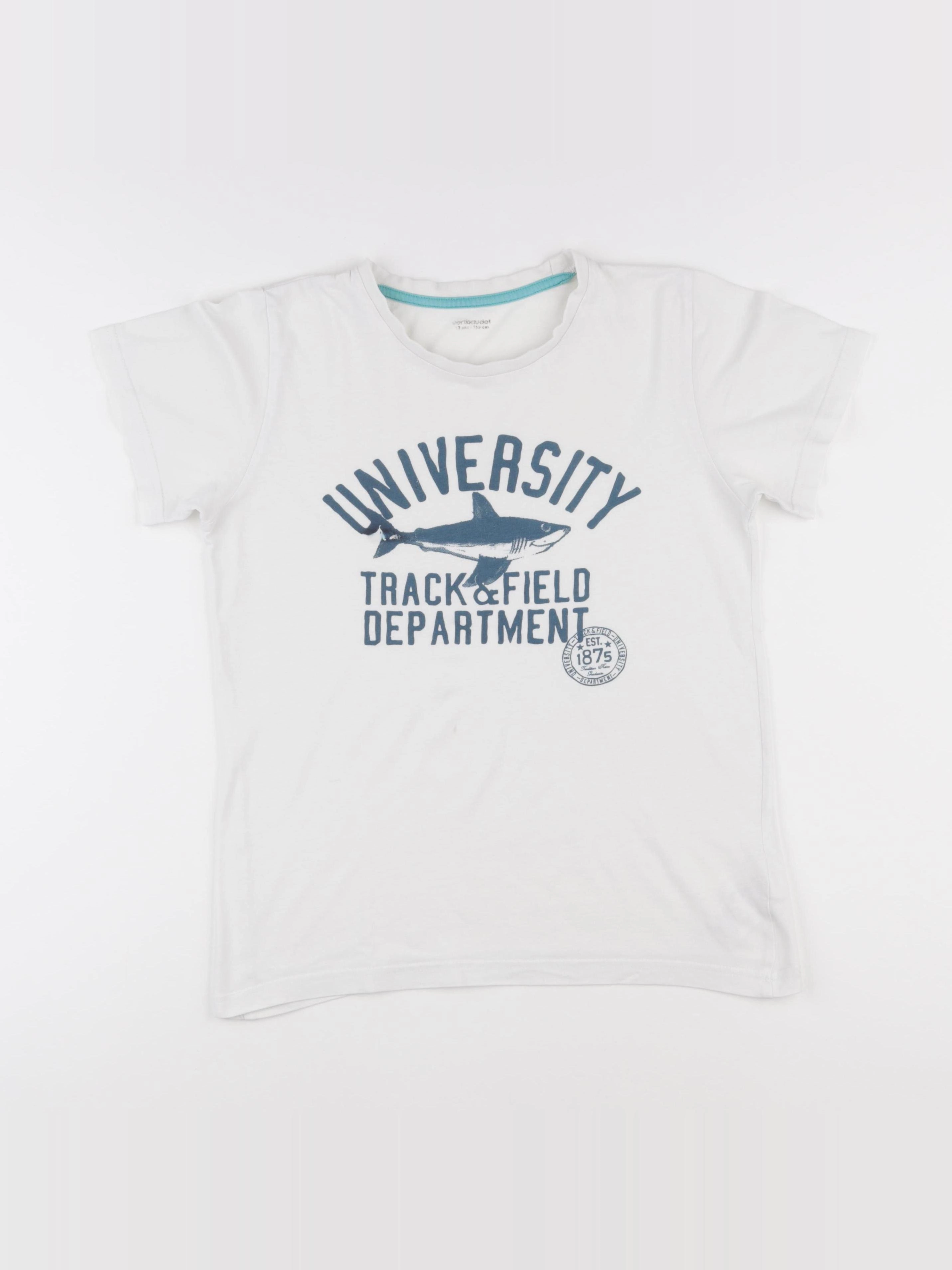Vertbaudet - tee-shirt blanc - 12 ans