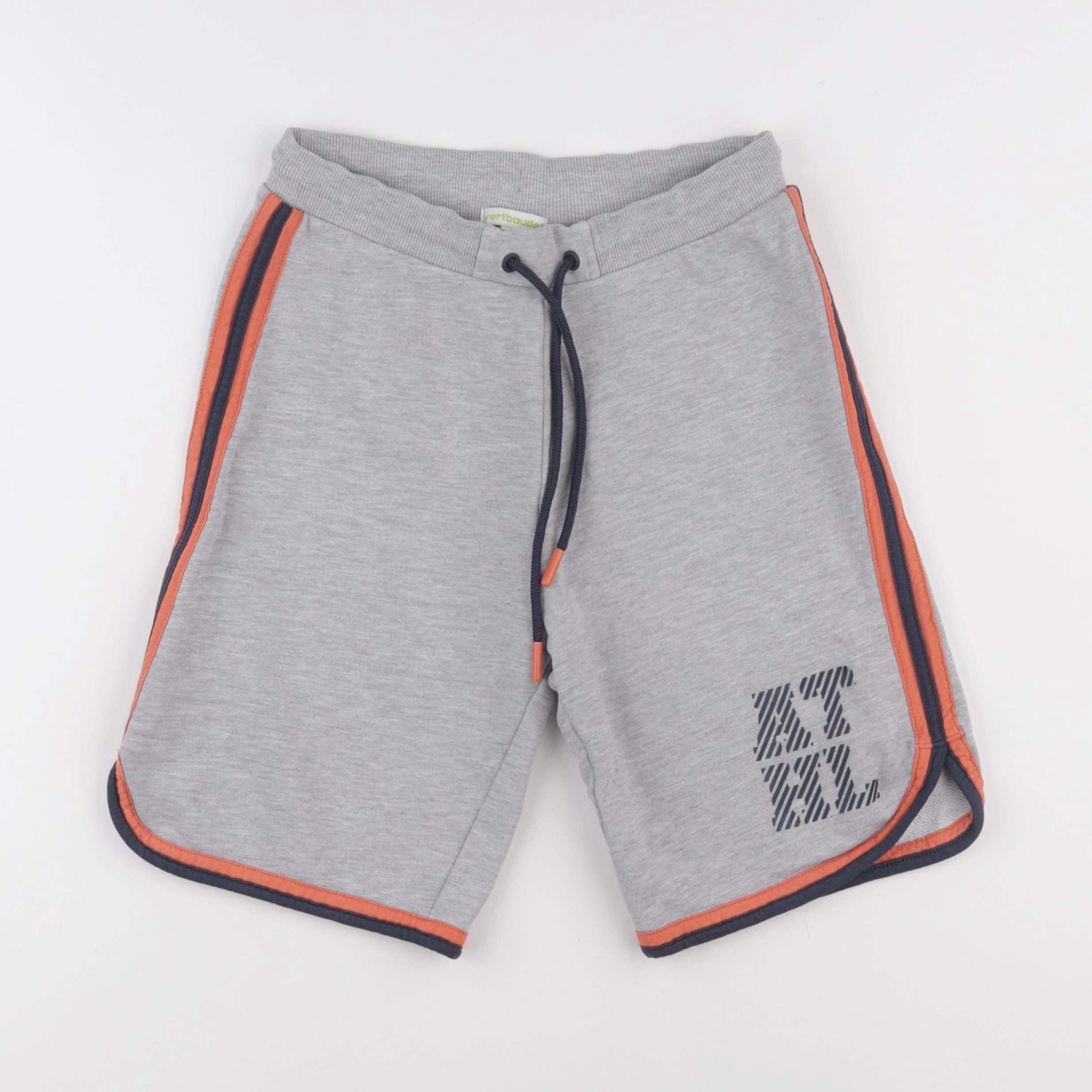 Vertbaudet - short gris - 12 ans