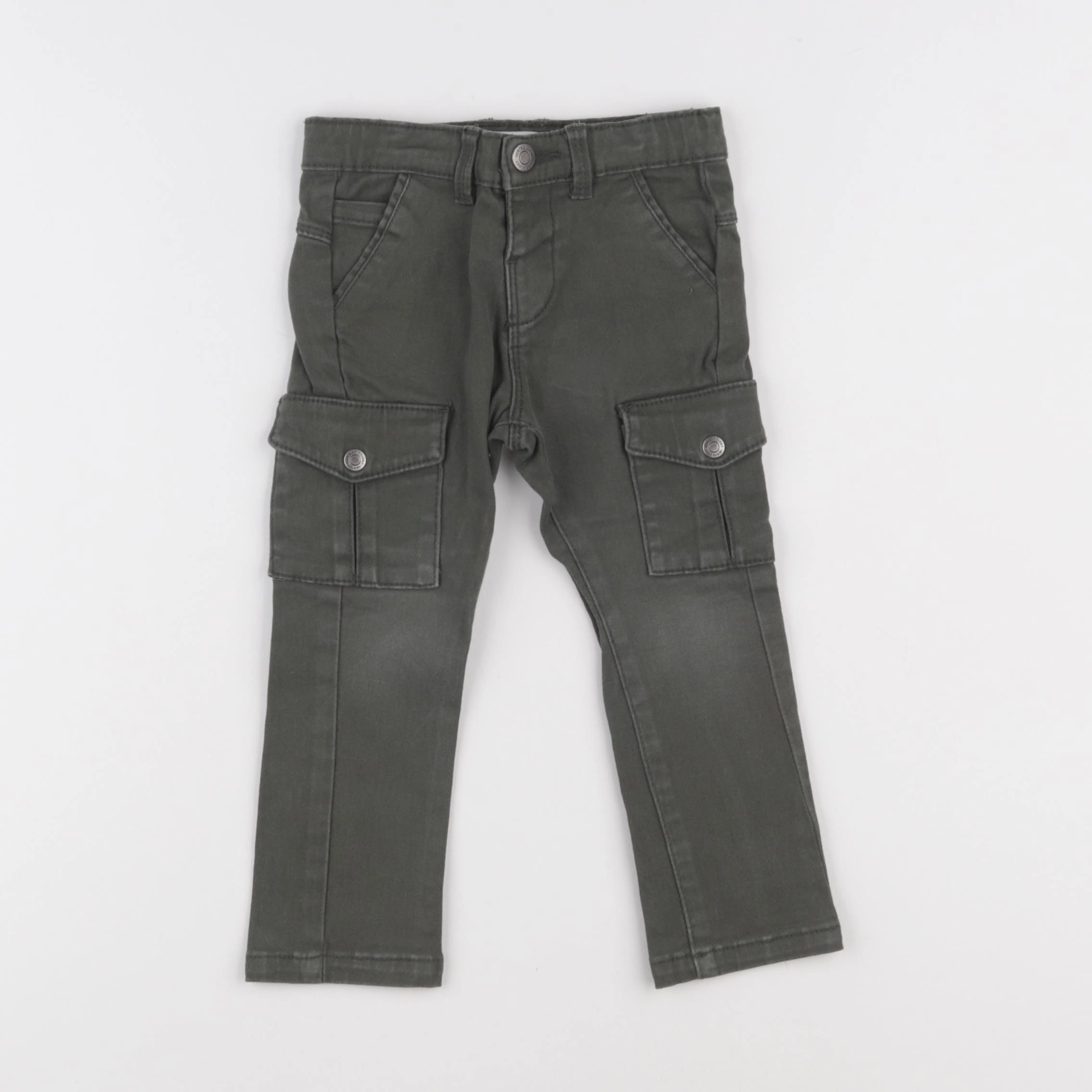 Vertbaudet - pantalon vert - 18 mois