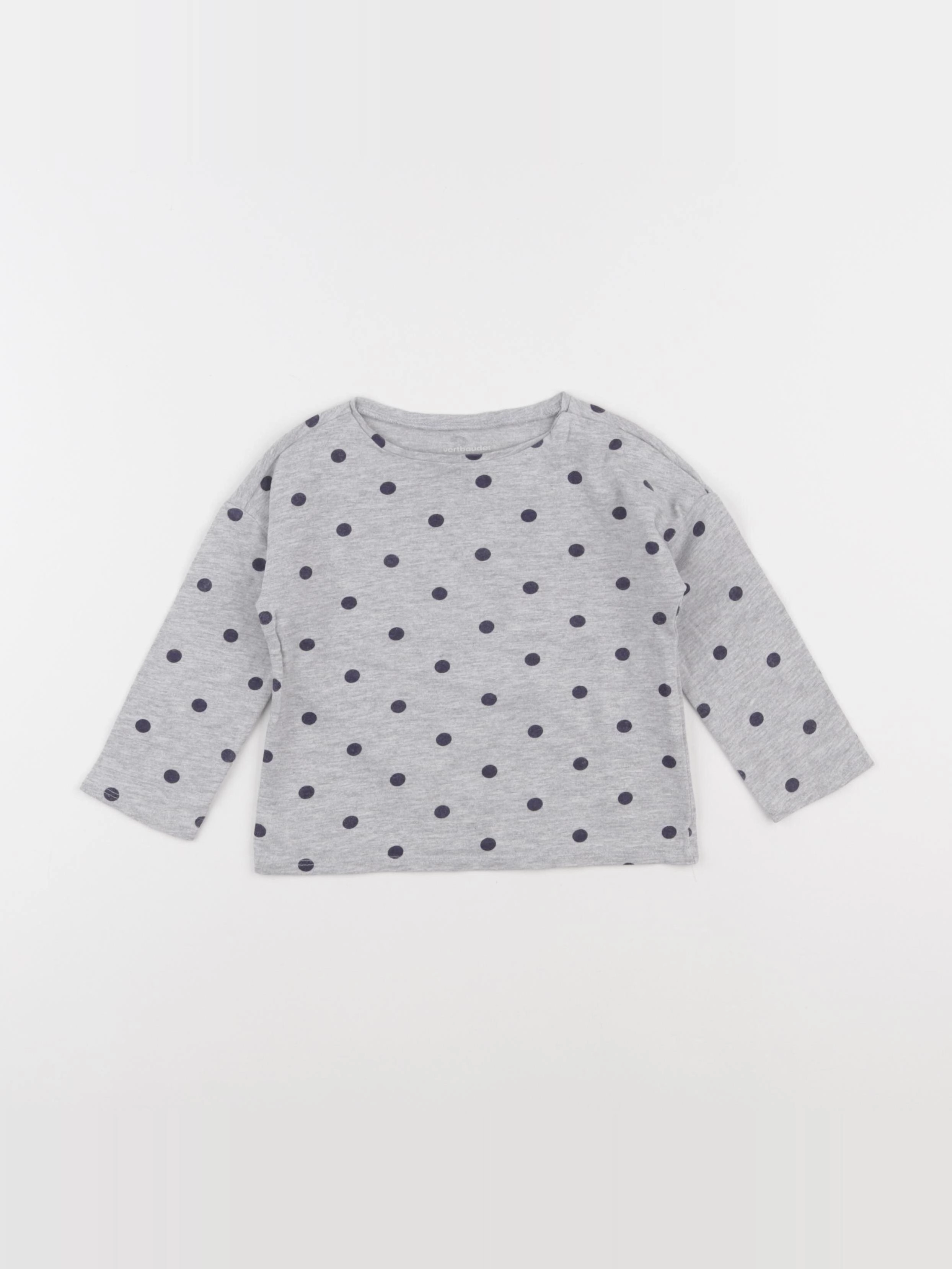Vertbaudet - tee-shirt gris - 18 mois