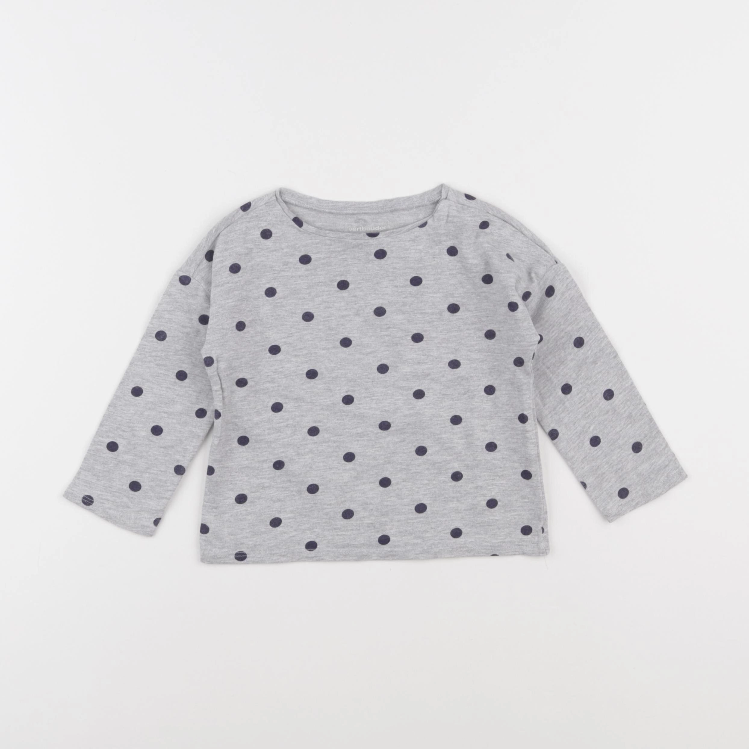 Vertbaudet - tee-shirt gris - 18 mois