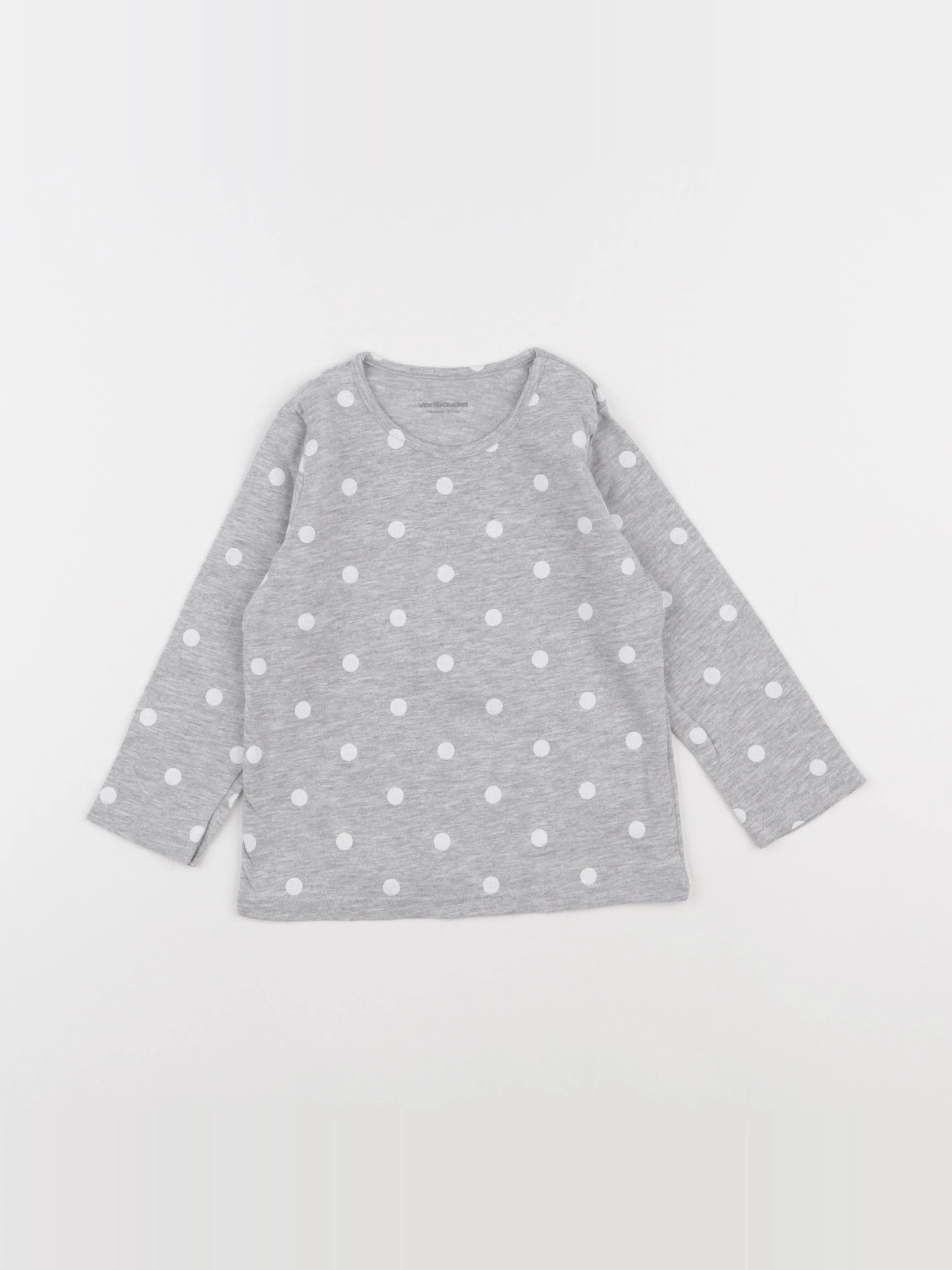 Vertbaudet - tee-shirt gris - 18 mois