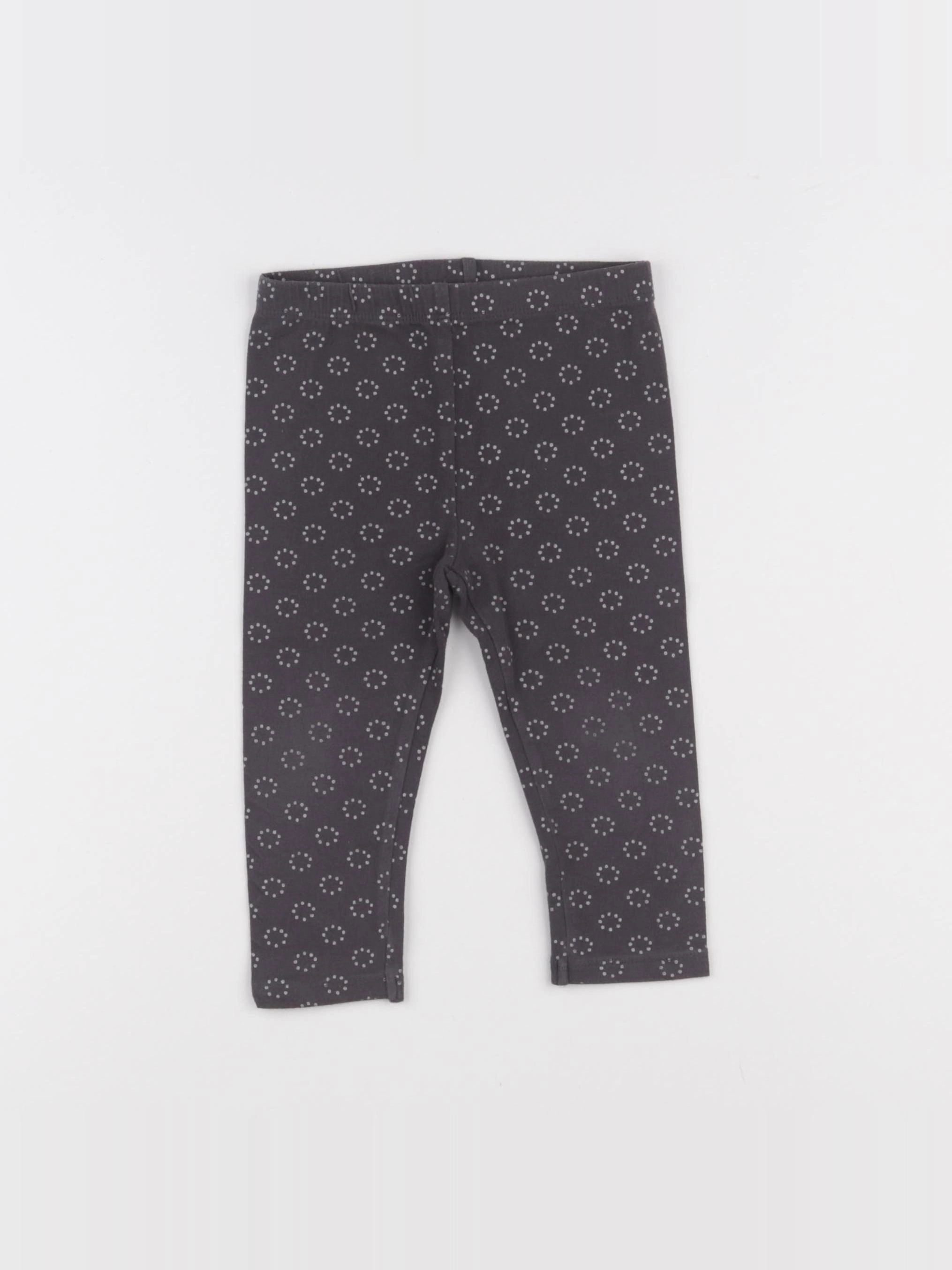 Vertbaudet - legging gris - 18 mois