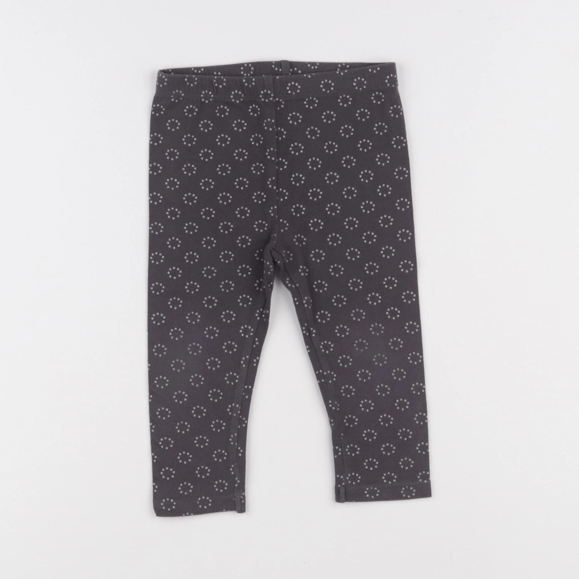 Vertbaudet - legging gris - 18 mois