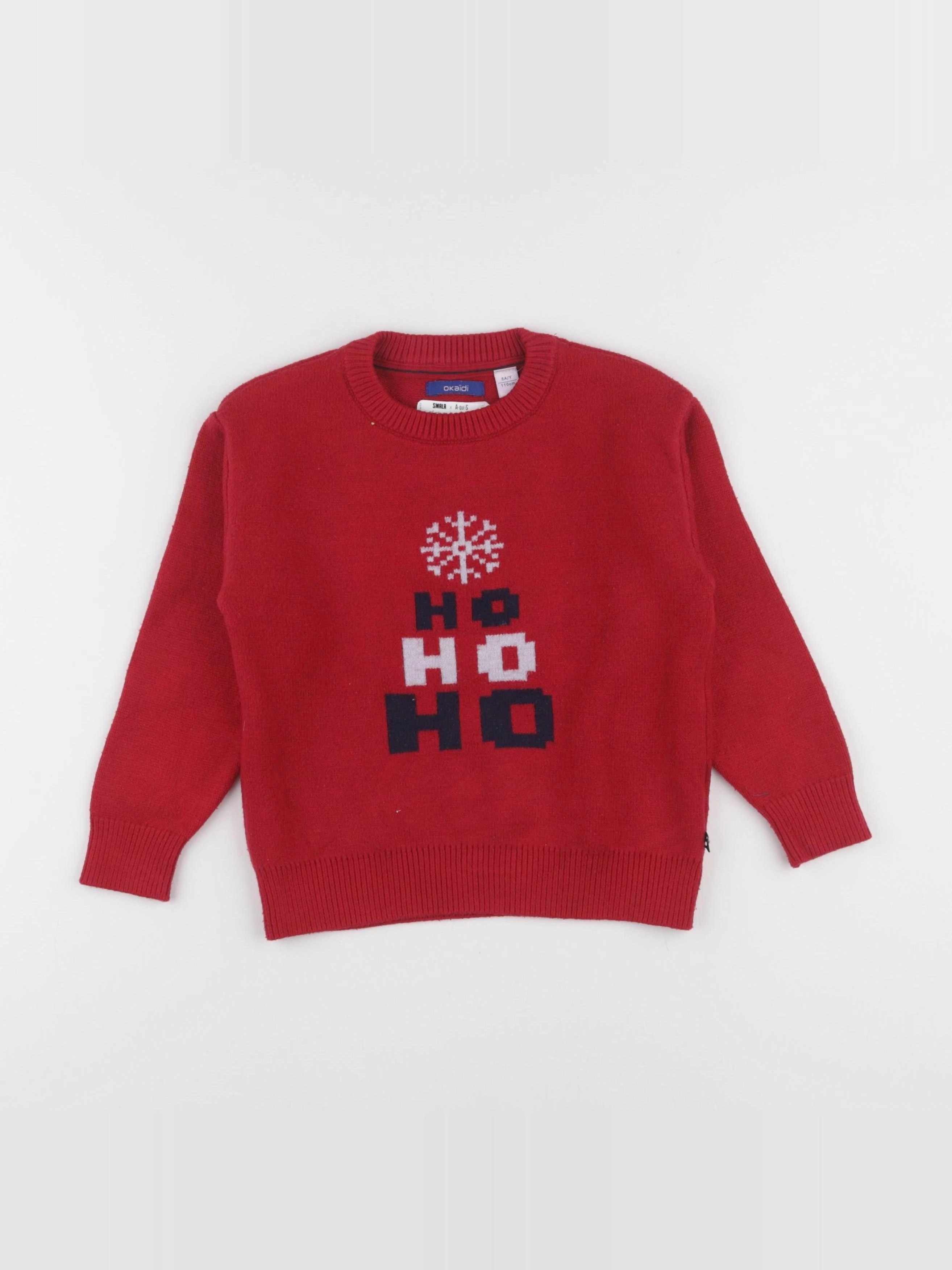Okaidi - pull rouge - 5 ans