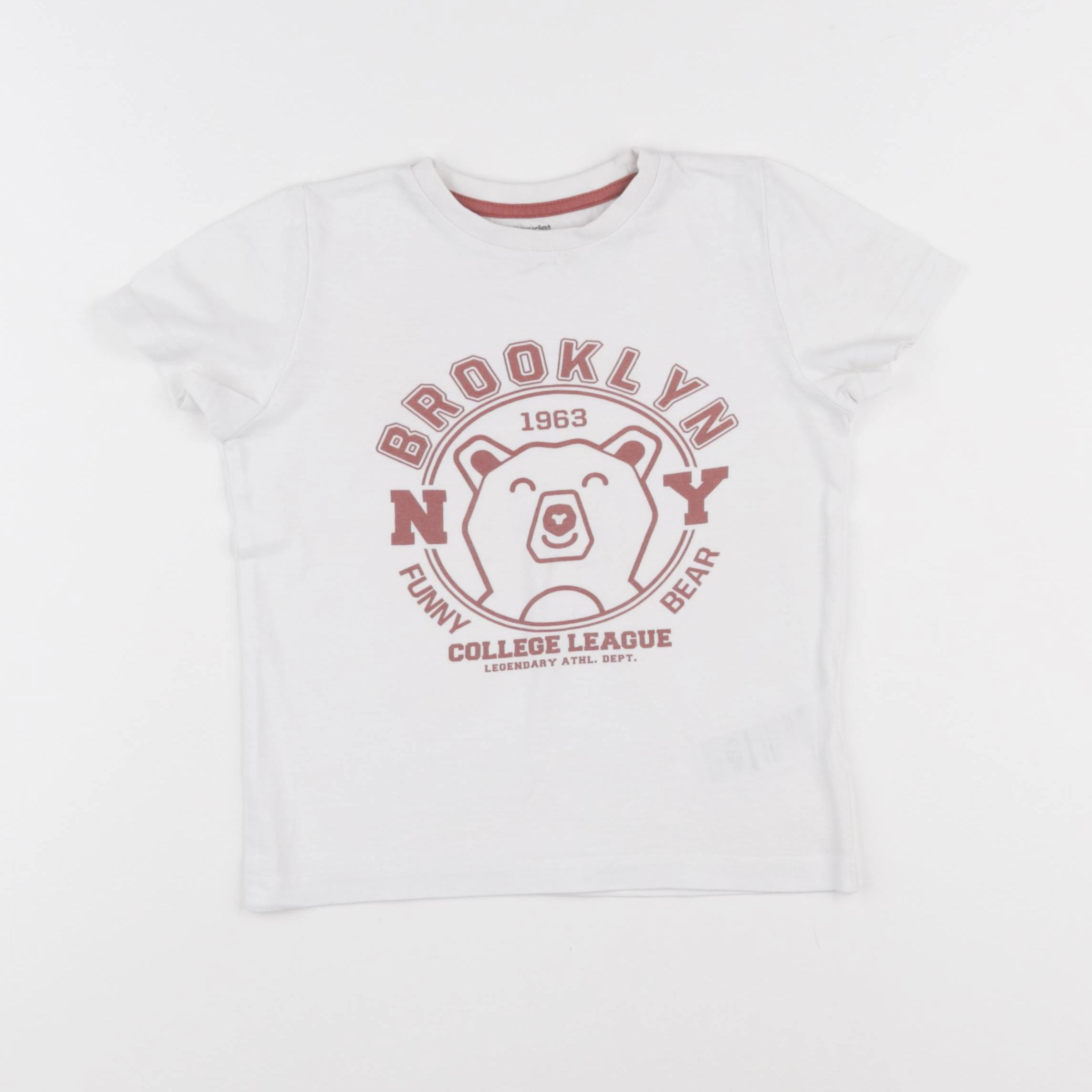 Vertbaudet - tee-shirt blanc - 5 ans