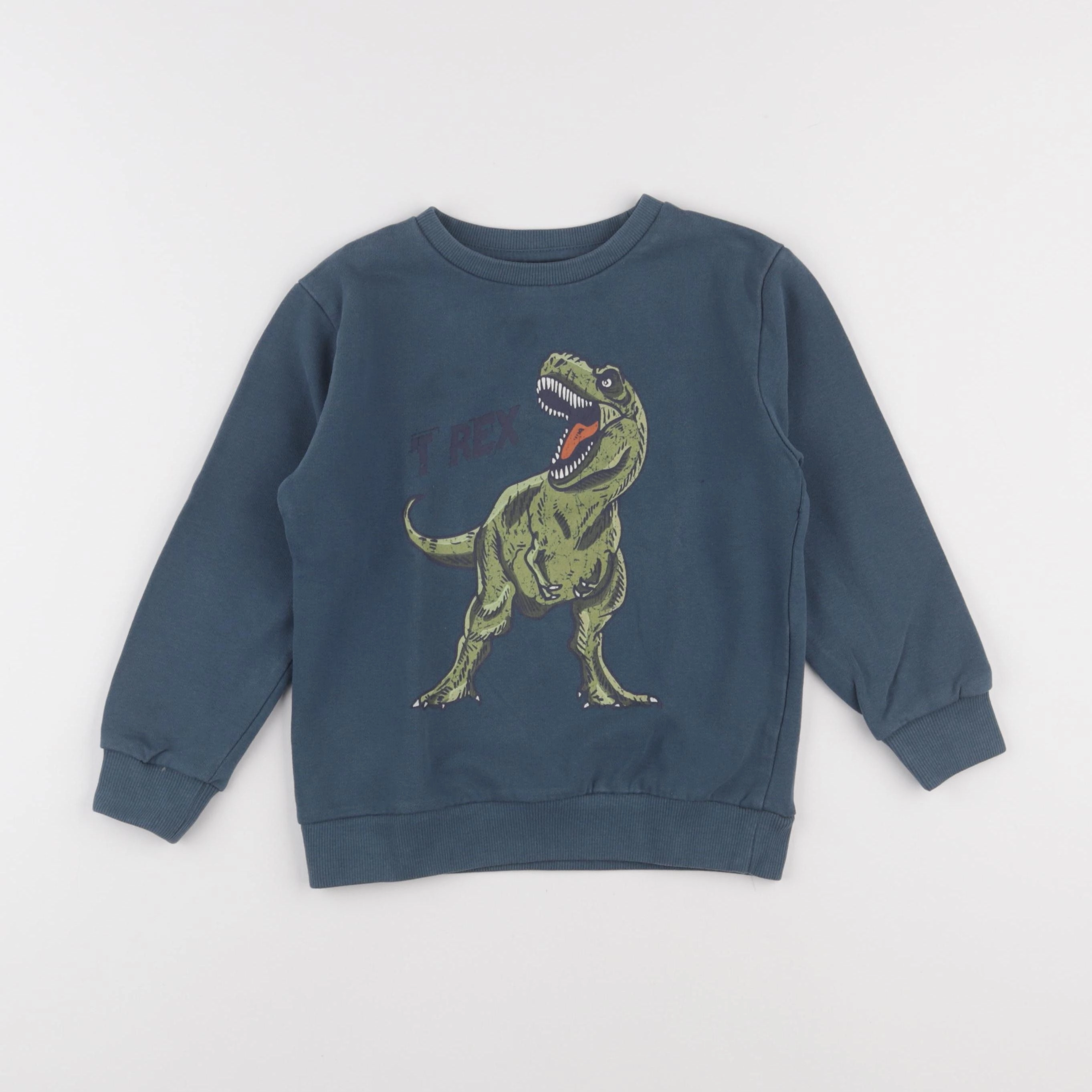 Vertbaudet - sweat vert - 6 ans