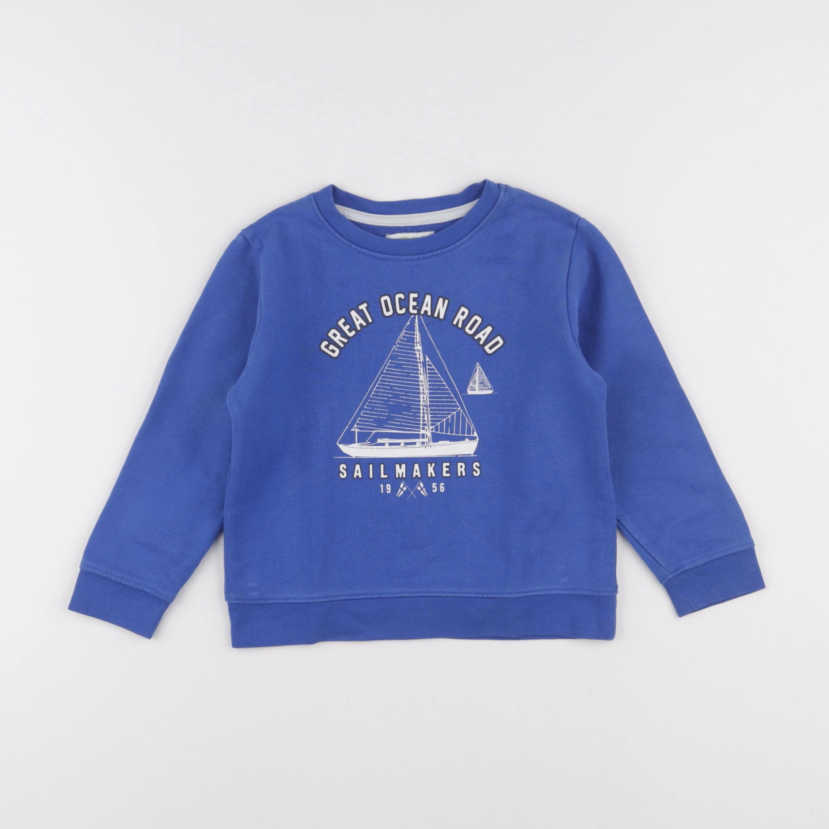 Vertbaudet - sweat bleu - 4 ans