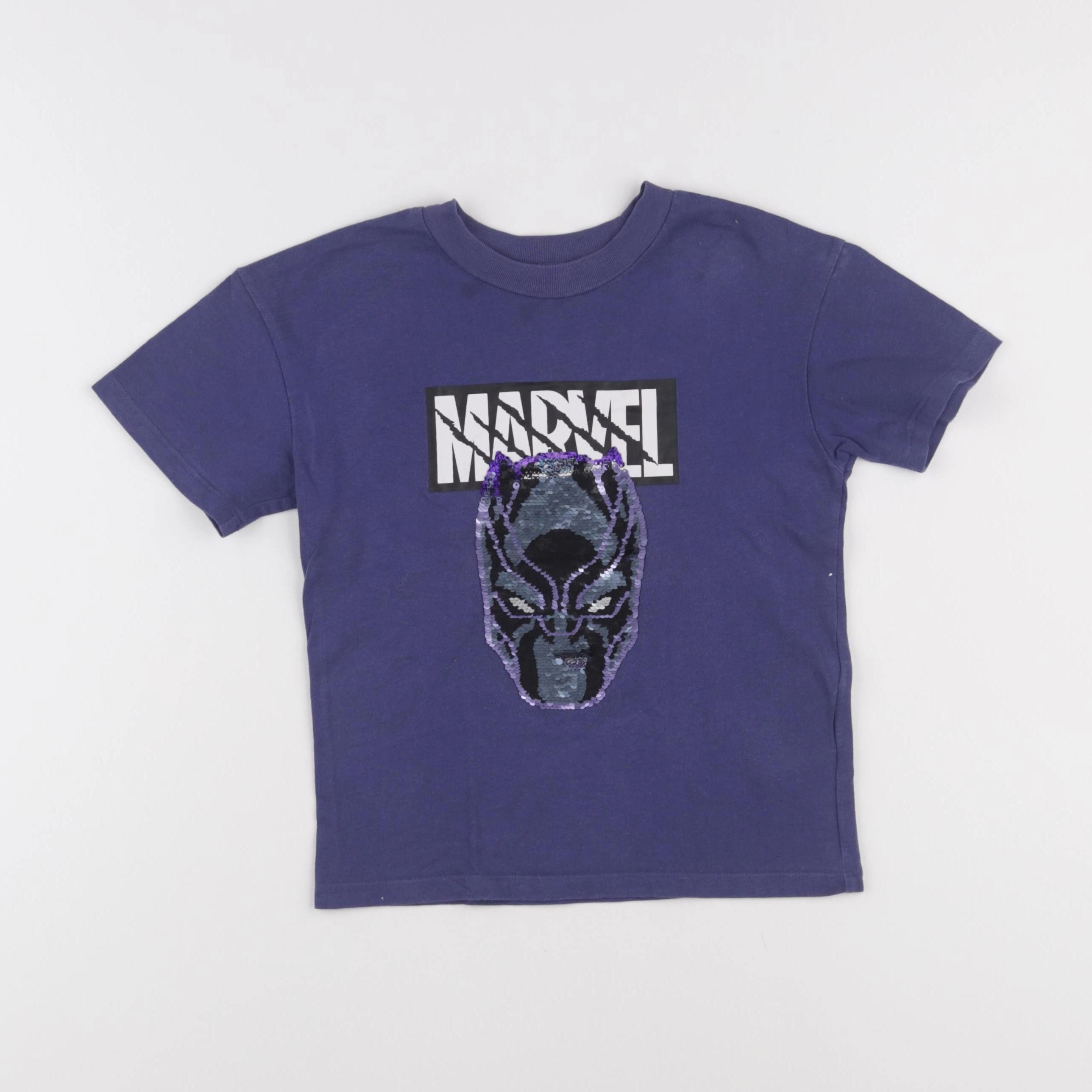 H&M - tee-shirt bleu - 3/4 ans