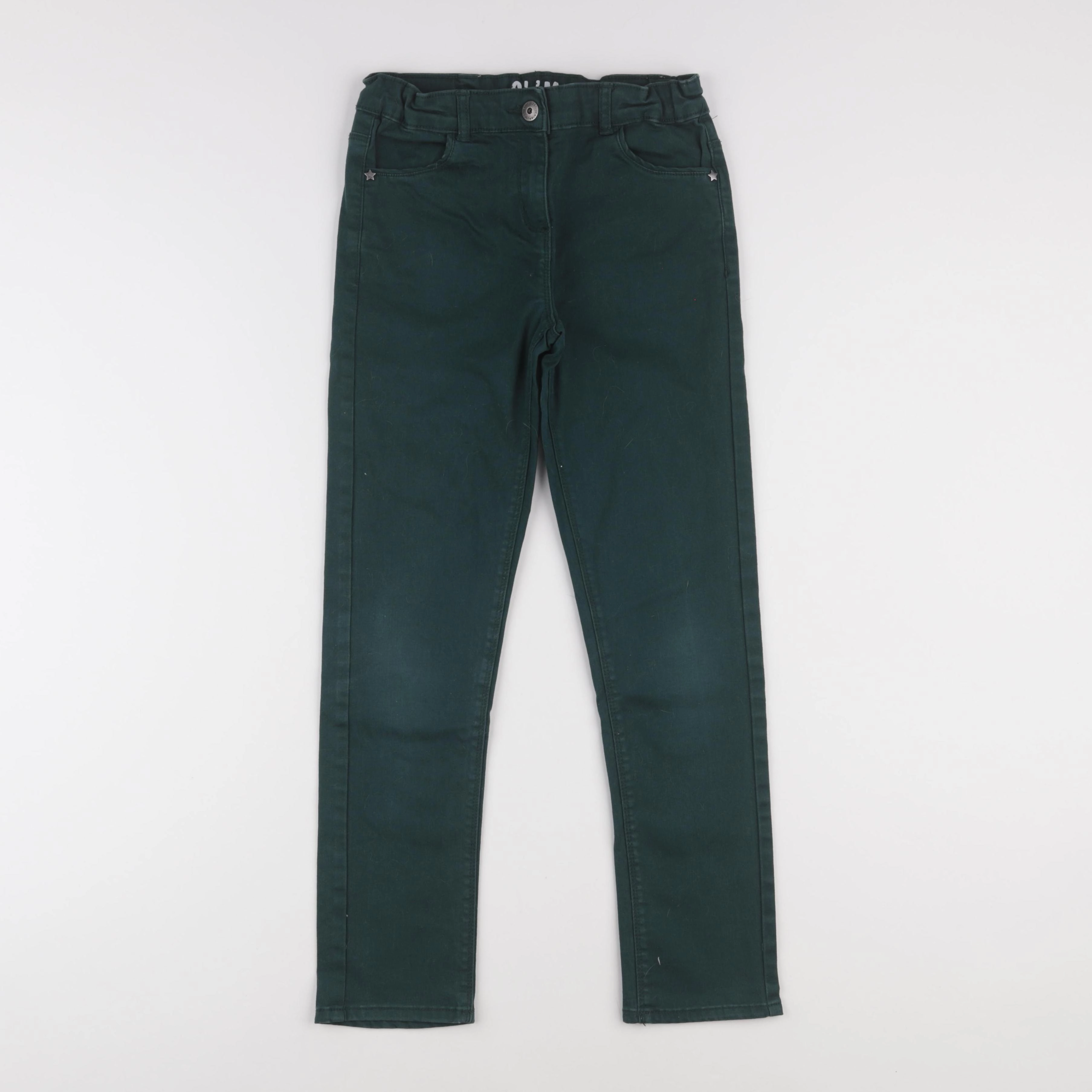 Vertbaudet - pantalon vert - 10 ans