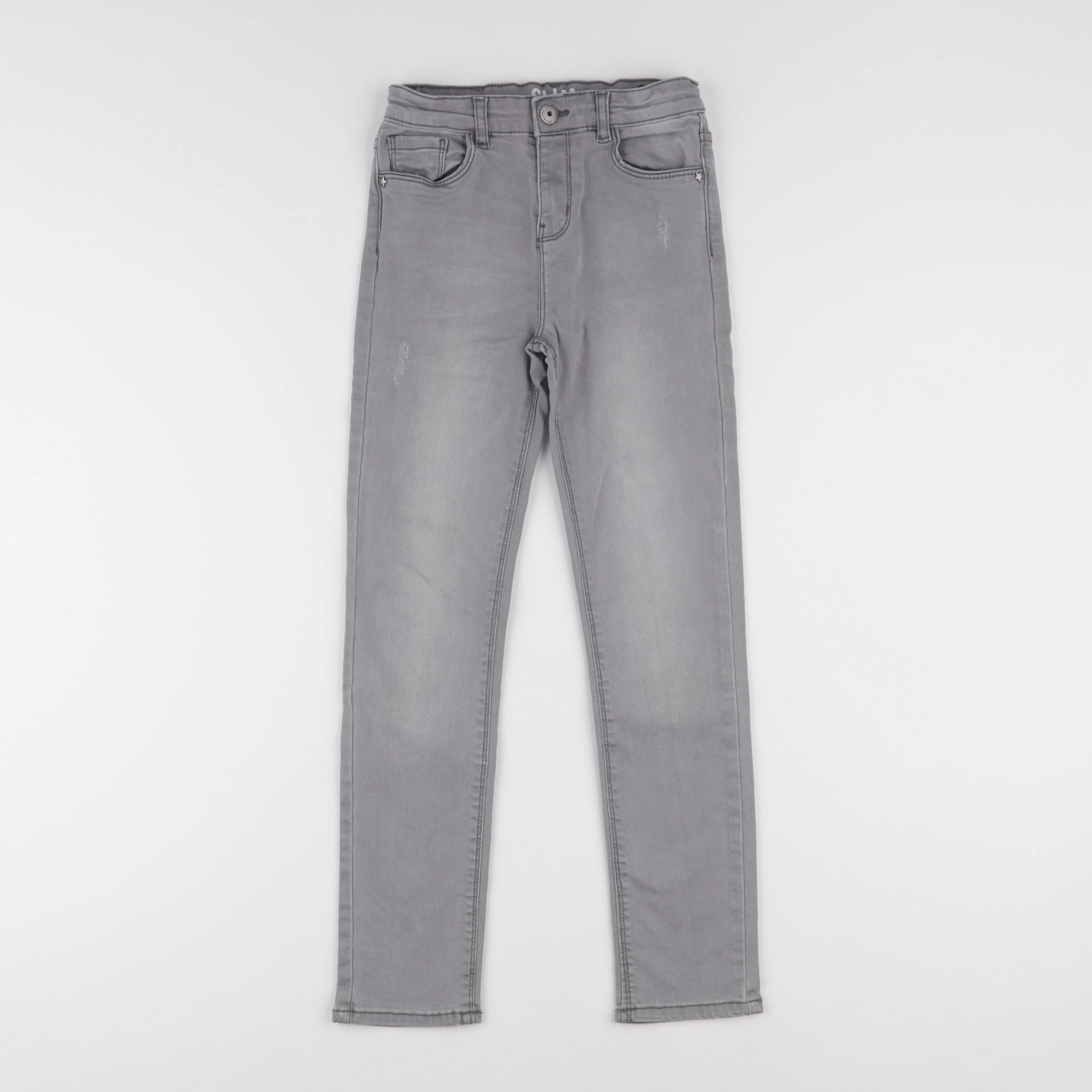 Vertbaudet - jean gris - 10 ans