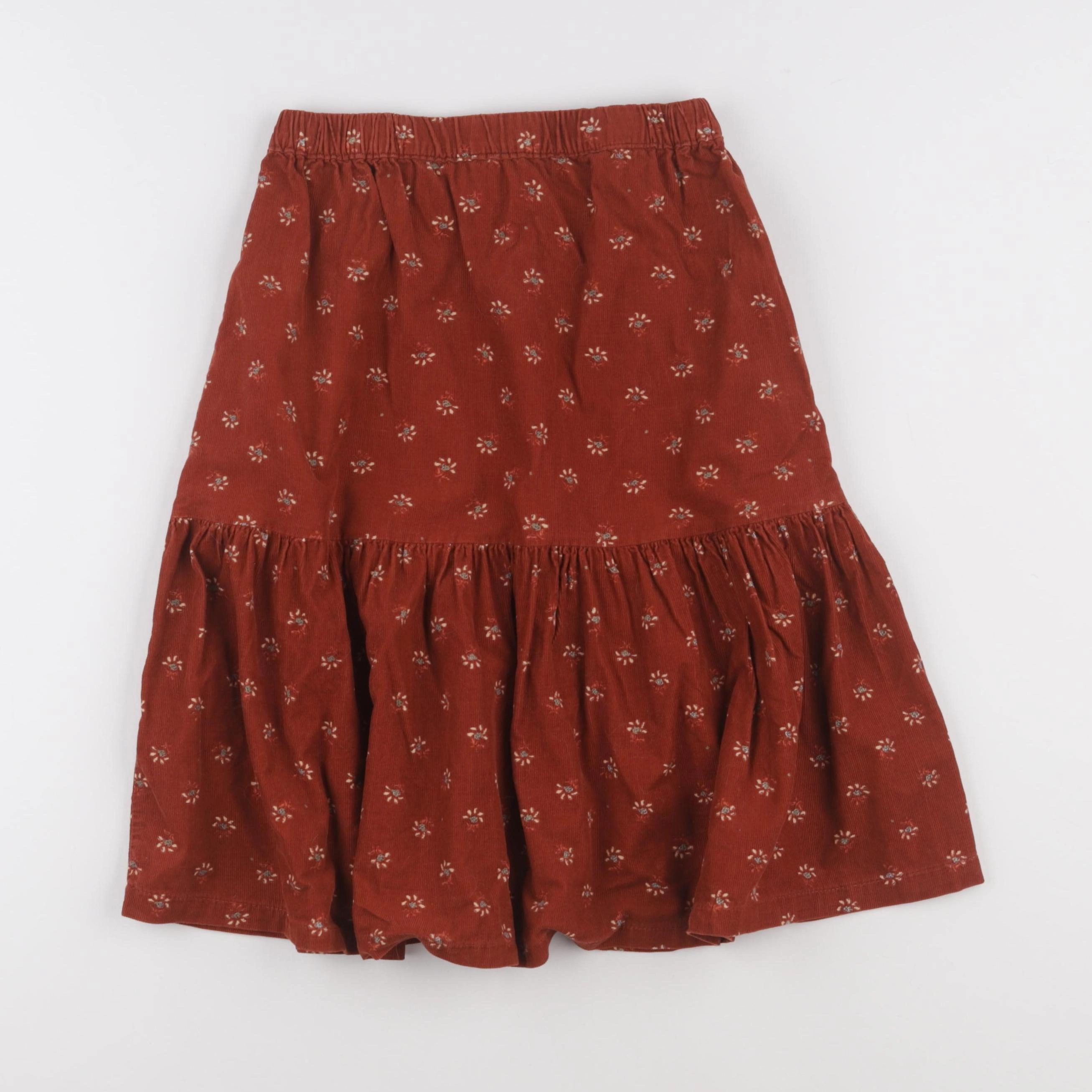 Vertbaudet - jupe marron - 9 ans