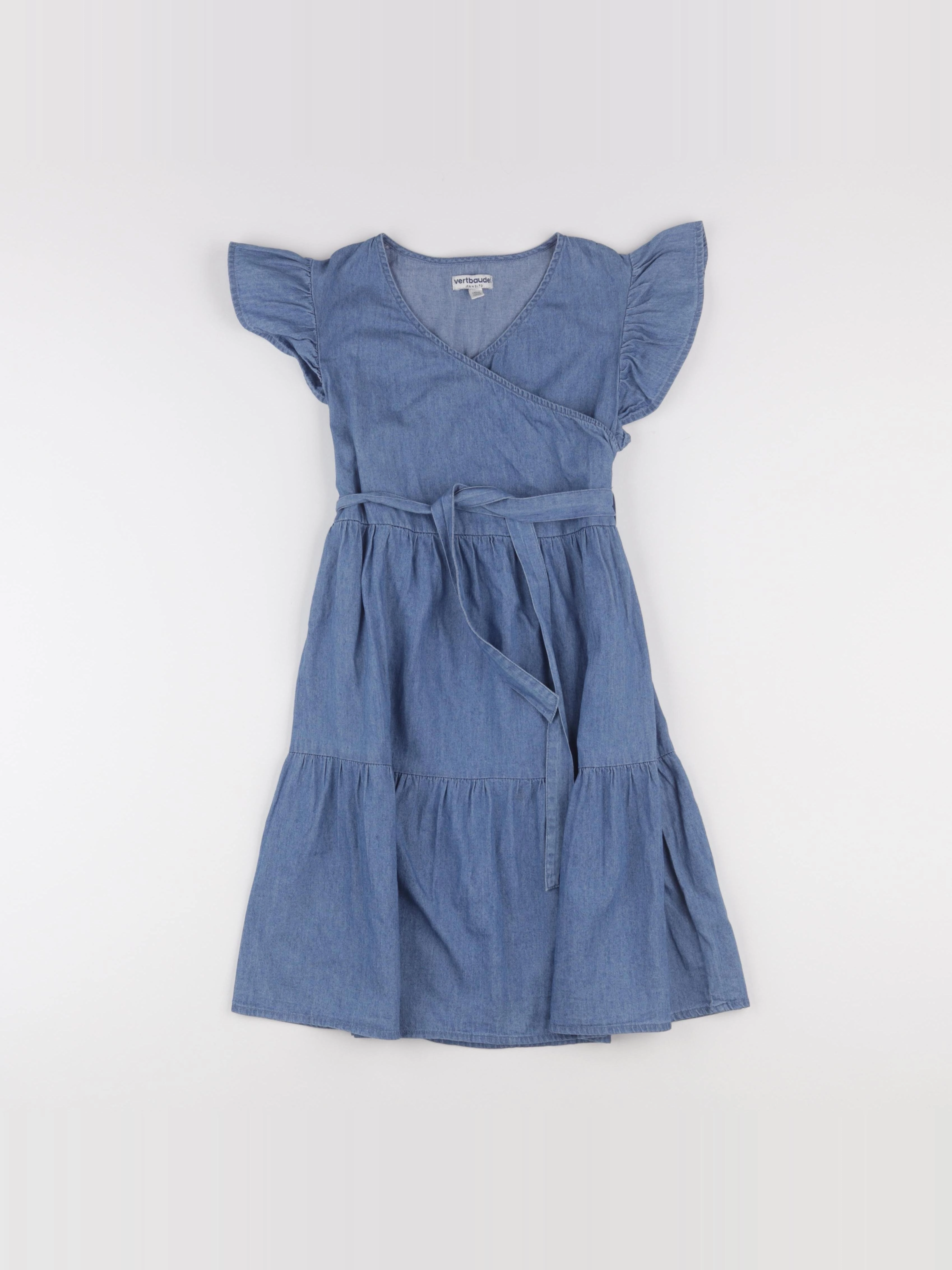 Vertbaudet - robe bleu - 10 ans