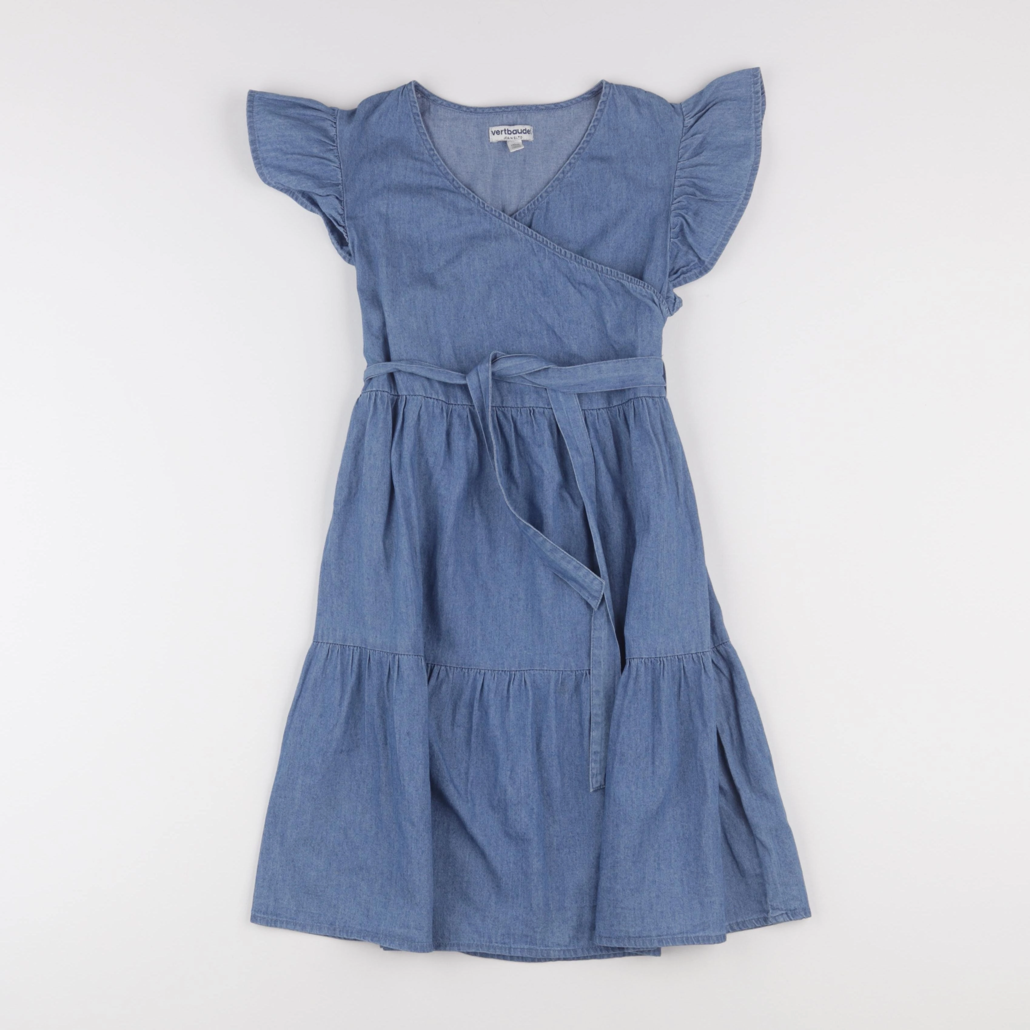 Vertbaudet - robe bleu - 10 ans