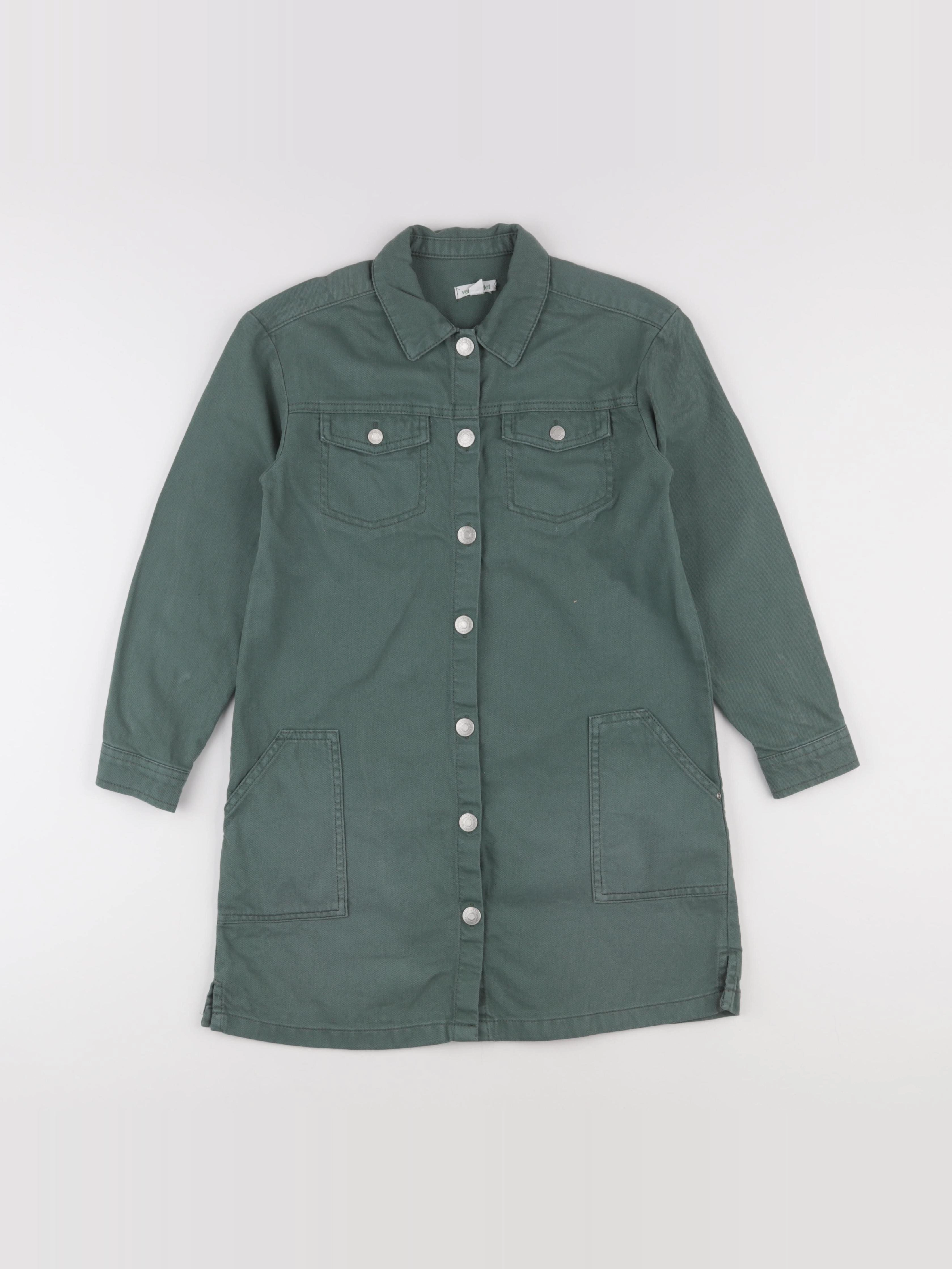 Vertbaudet - robe vert - 10 ans
