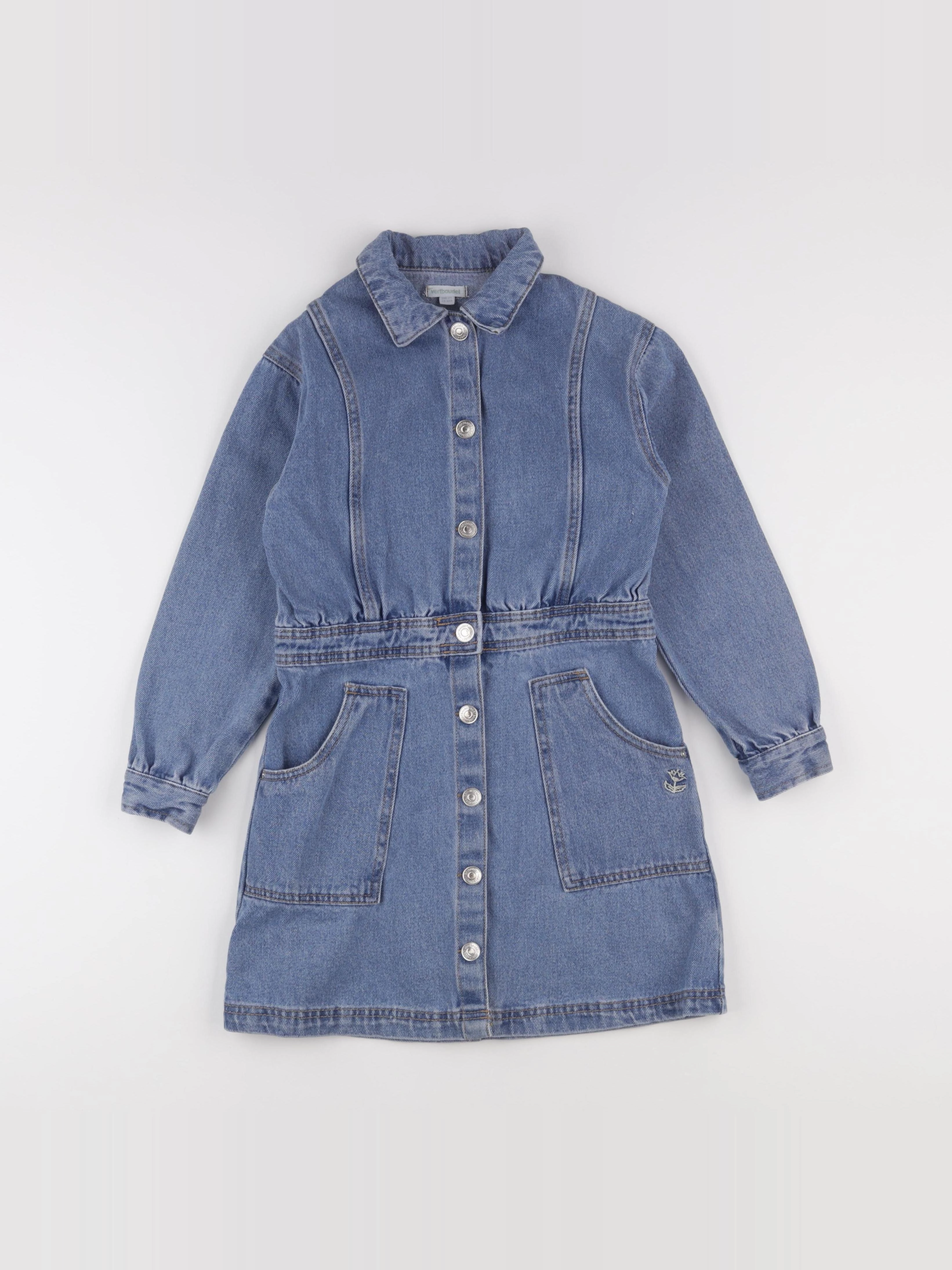 Vertbaudet - robe bleu - 10 ans