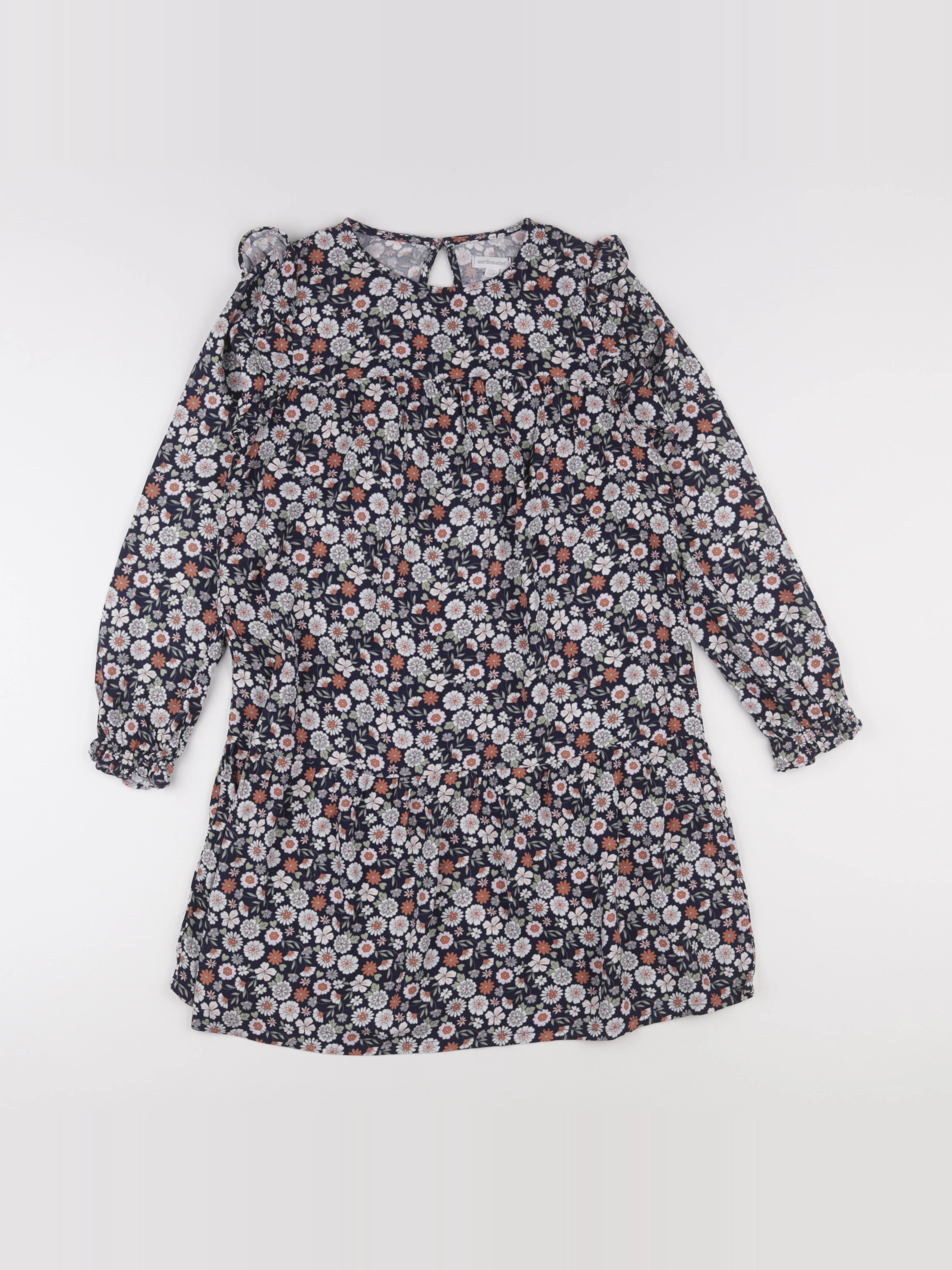 Vertbaudet - robe multicolore - 10 ans