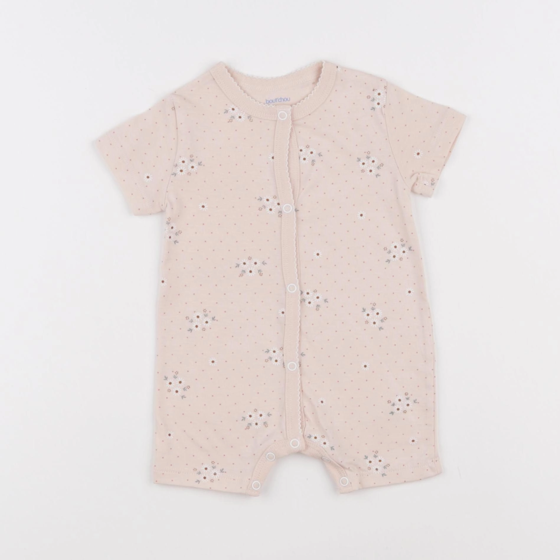 Boutchou - pyjama coton rose - 1 mois