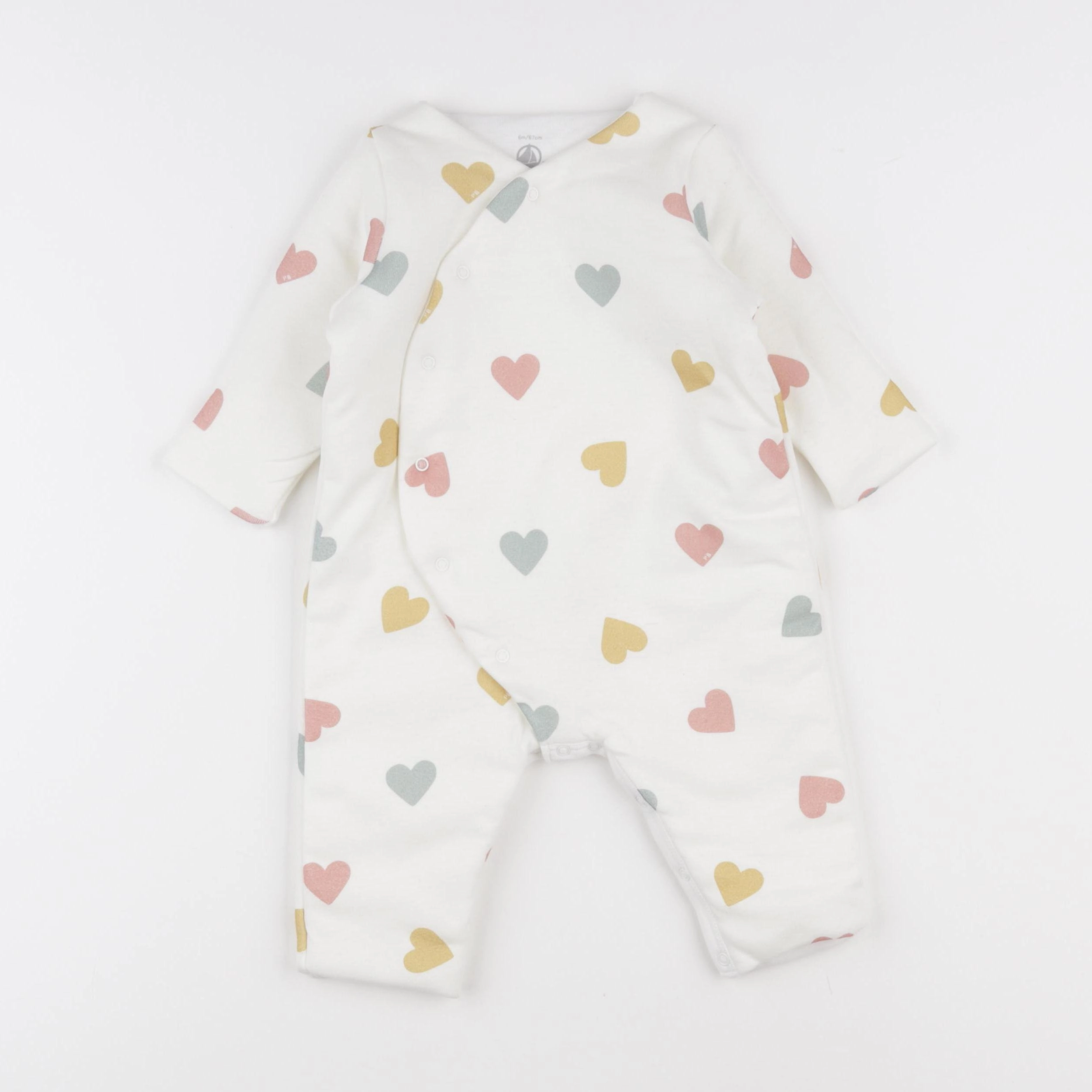 Petit Bateau - combinaison multicolore - 6 mois