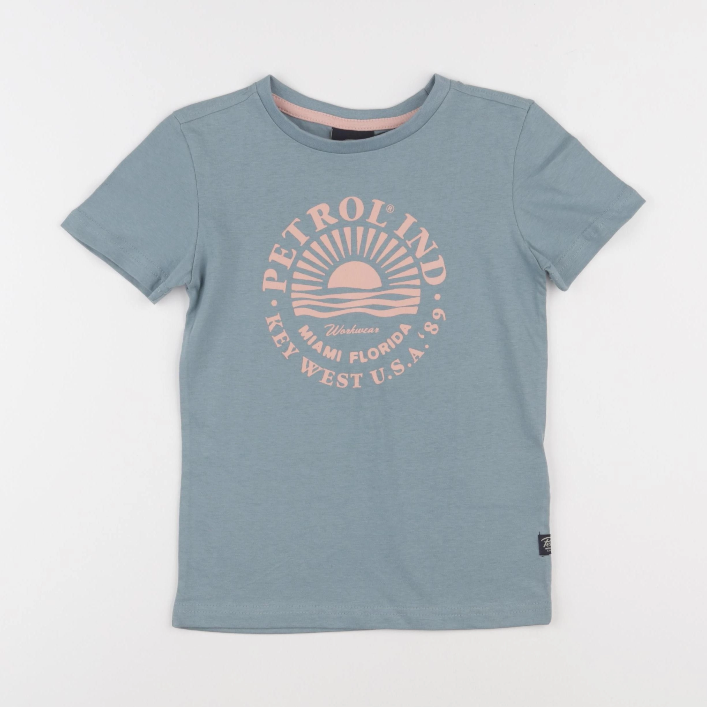 Petrol Industries - tee-shirt bleu - 5/6 ans