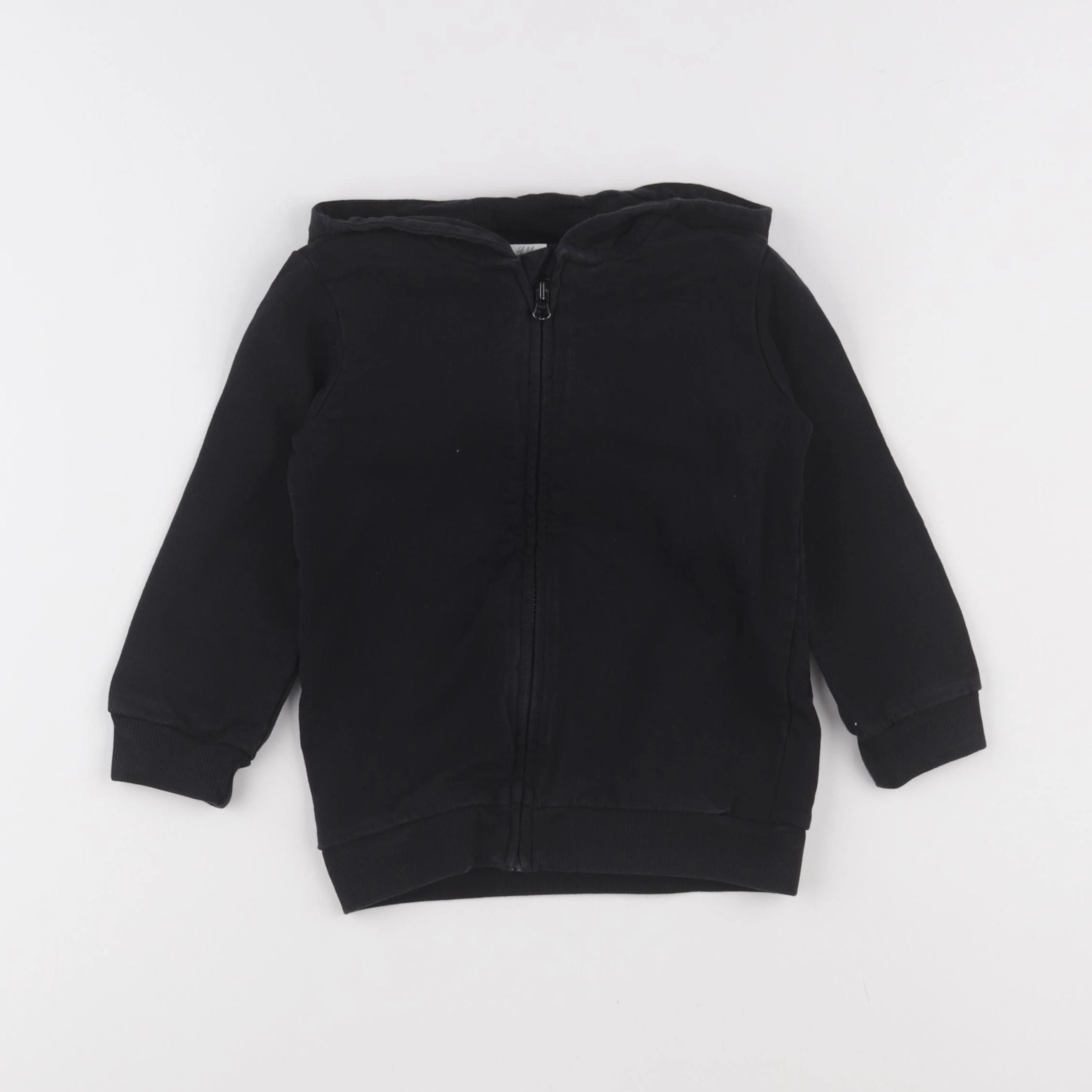 H&M - sweat noir - 12/18 mois