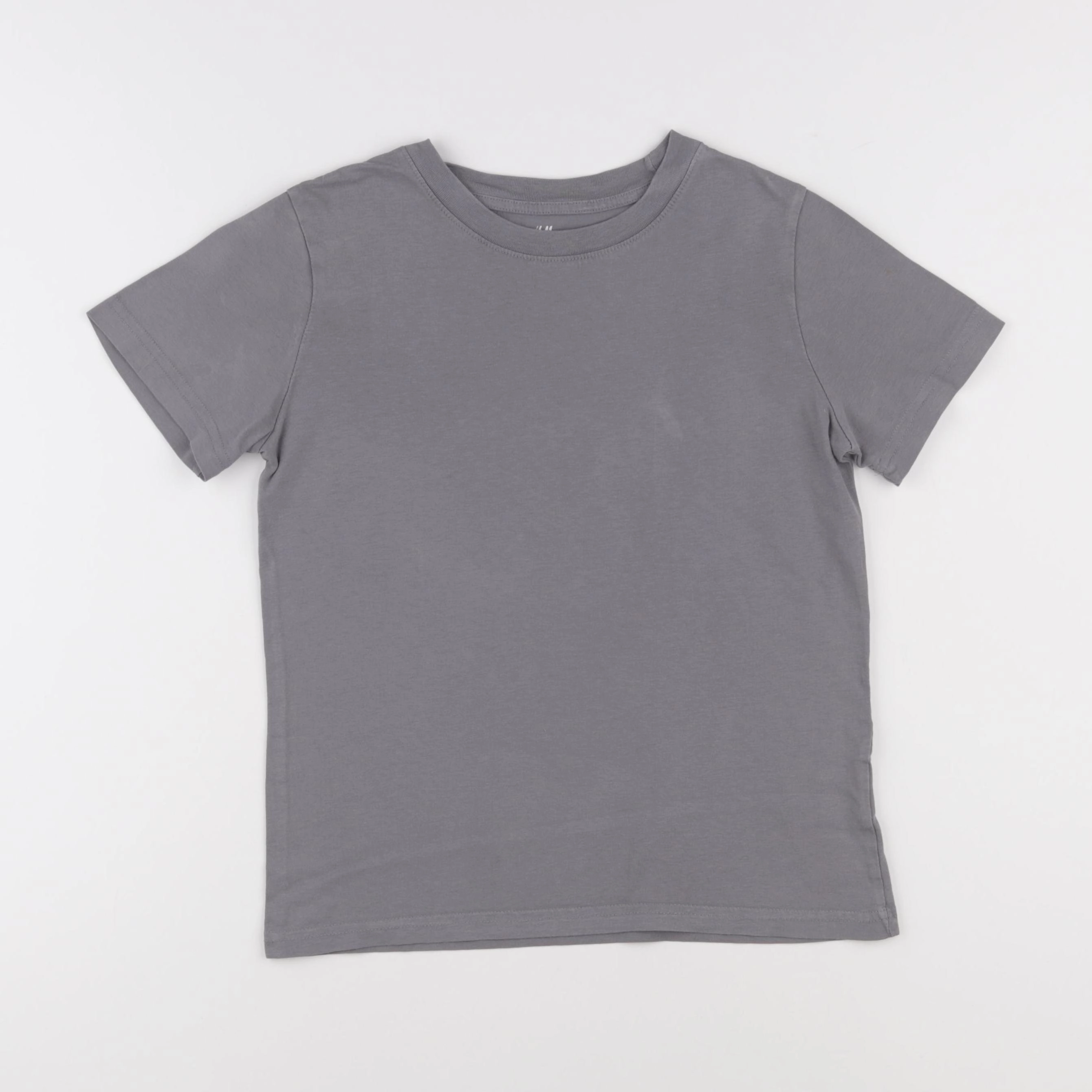 H&M - tee-shirt gris - 8/10 ans