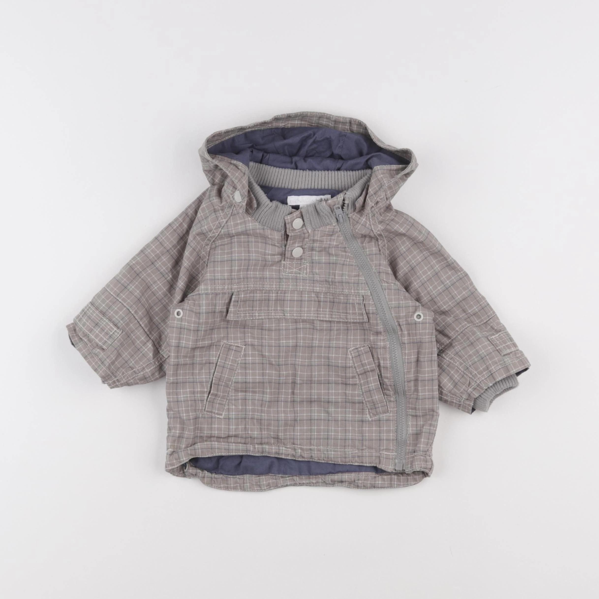 H&M - imperméable gris - 3 mois