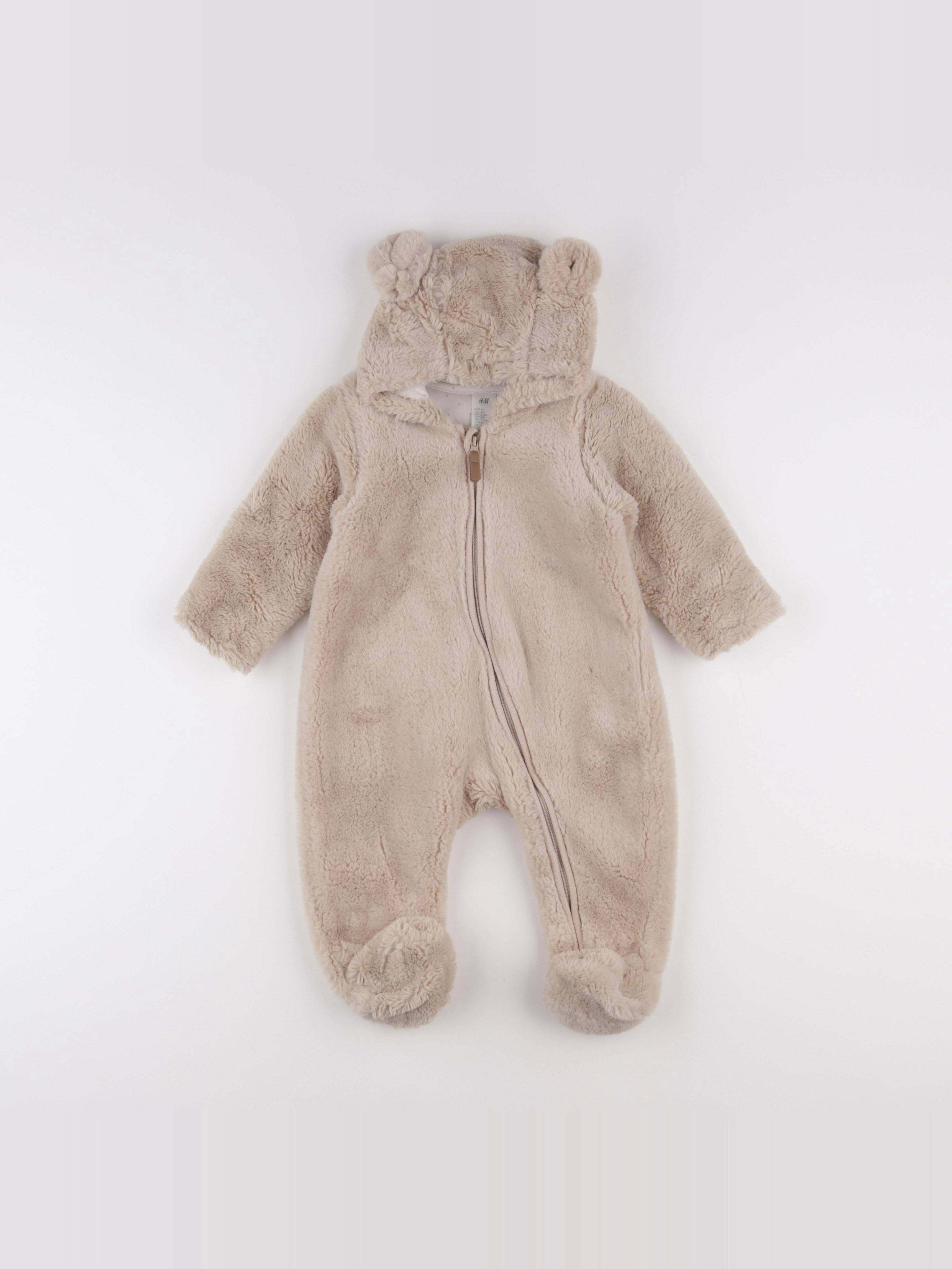 H&M - combi-pilote beige - 6 mois