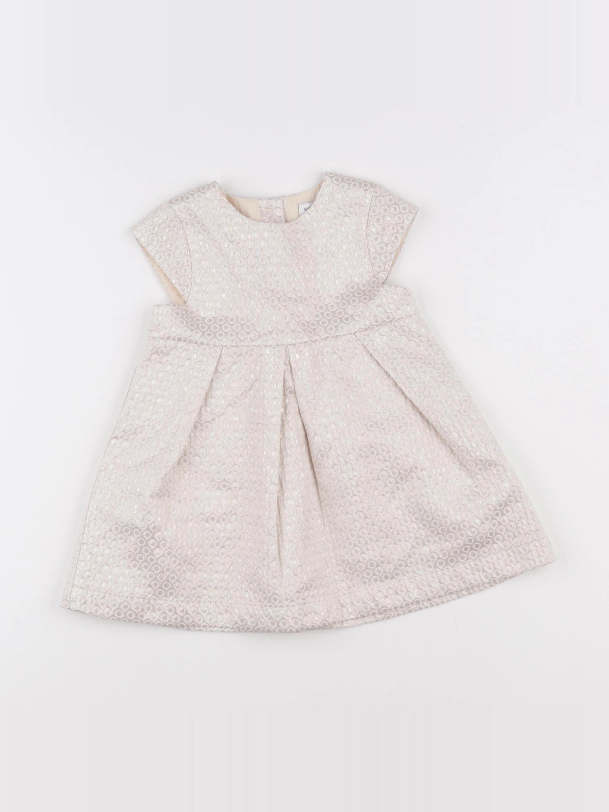 Vertbaudet - robe beige - 2 ans