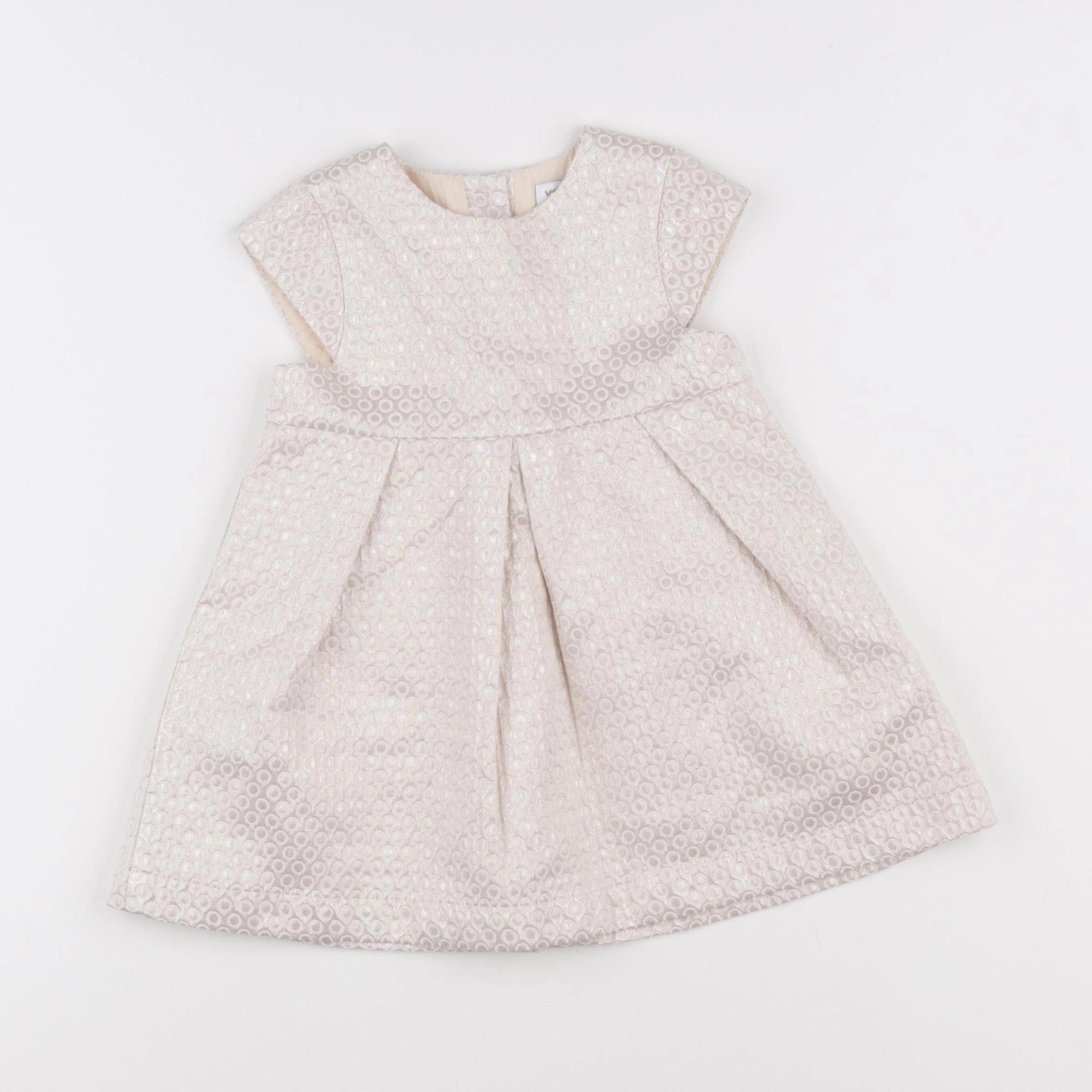 Vertbaudet - robe beige - 2 ans