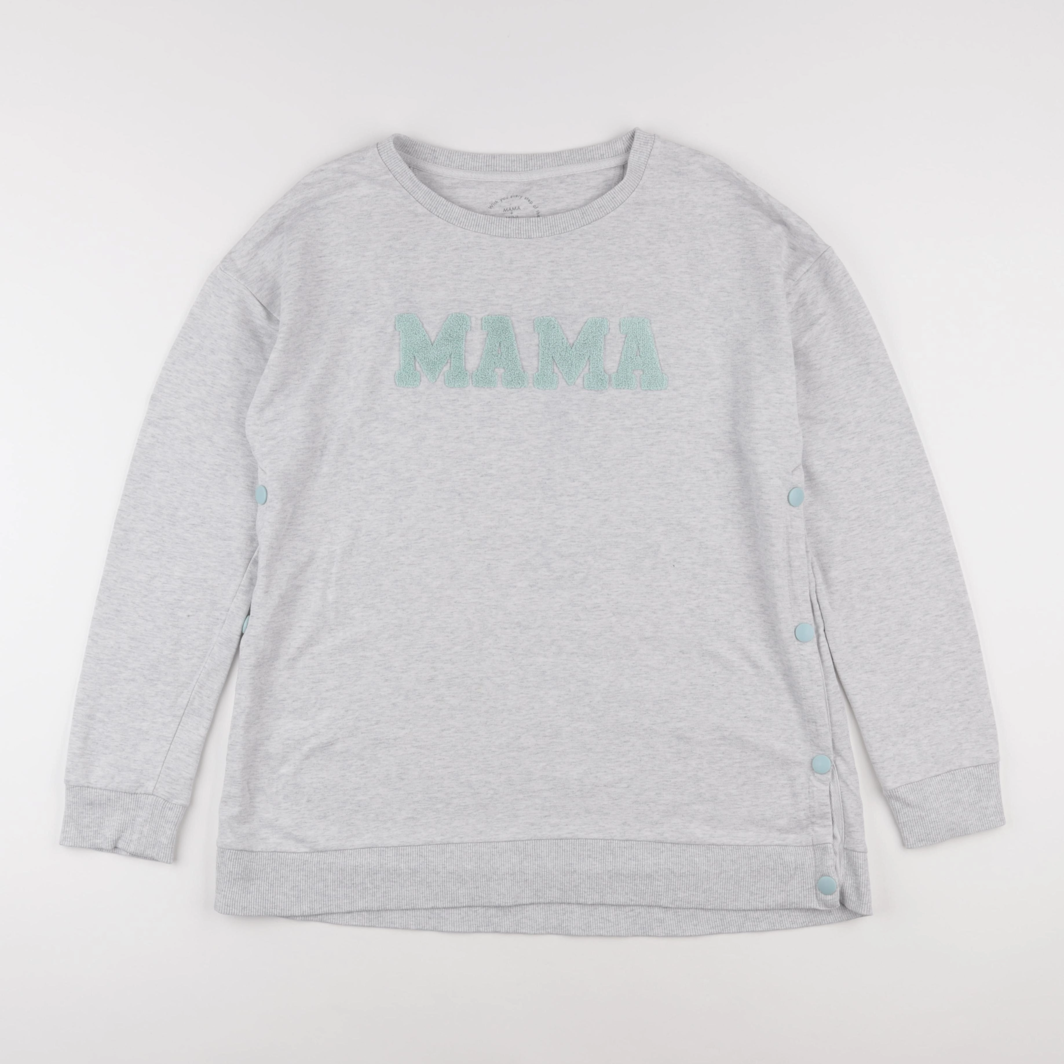 Seraphine - sweat allaitement gris - 40 à 42