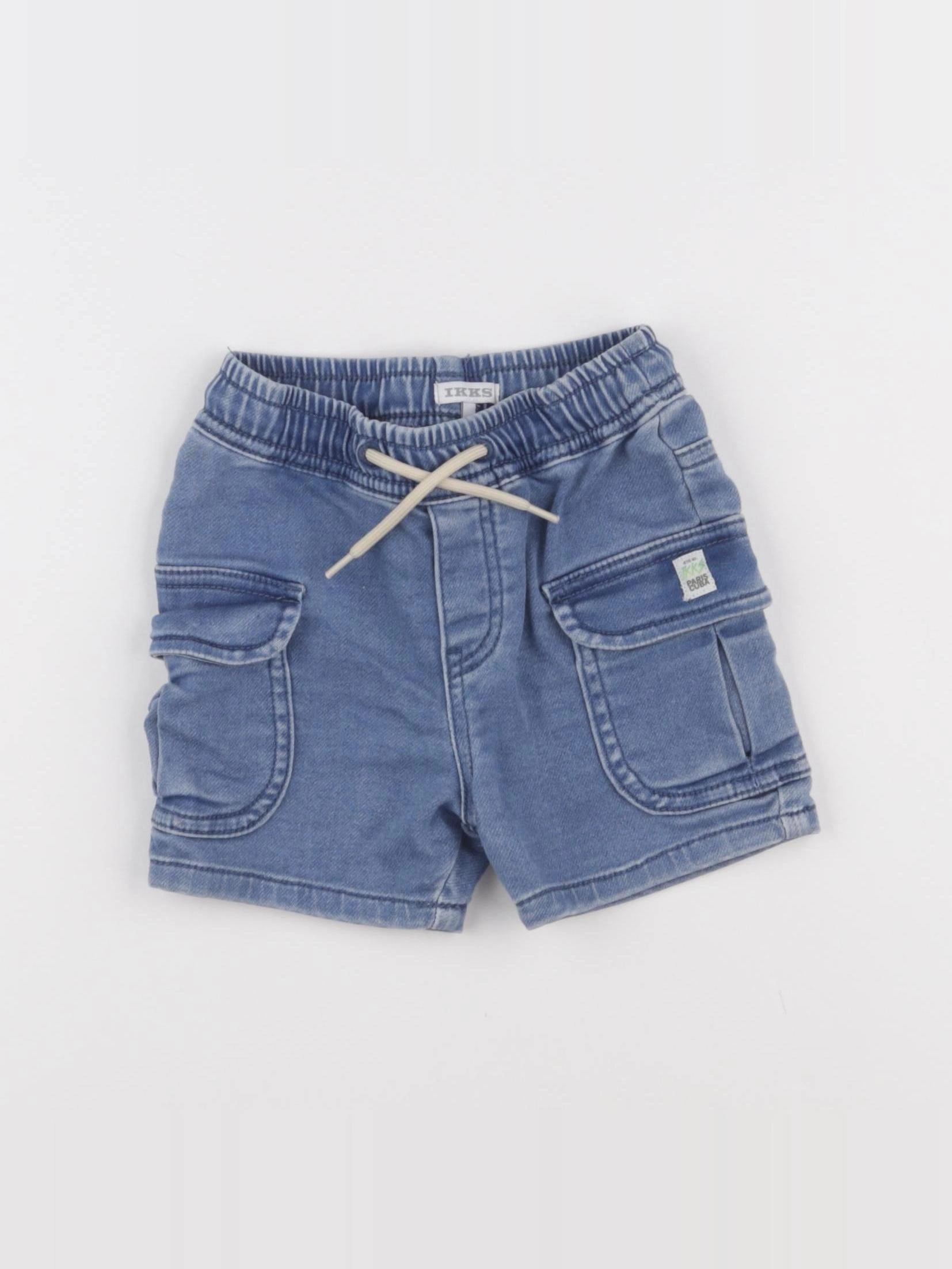 IKKS - short bleu - 18 mois