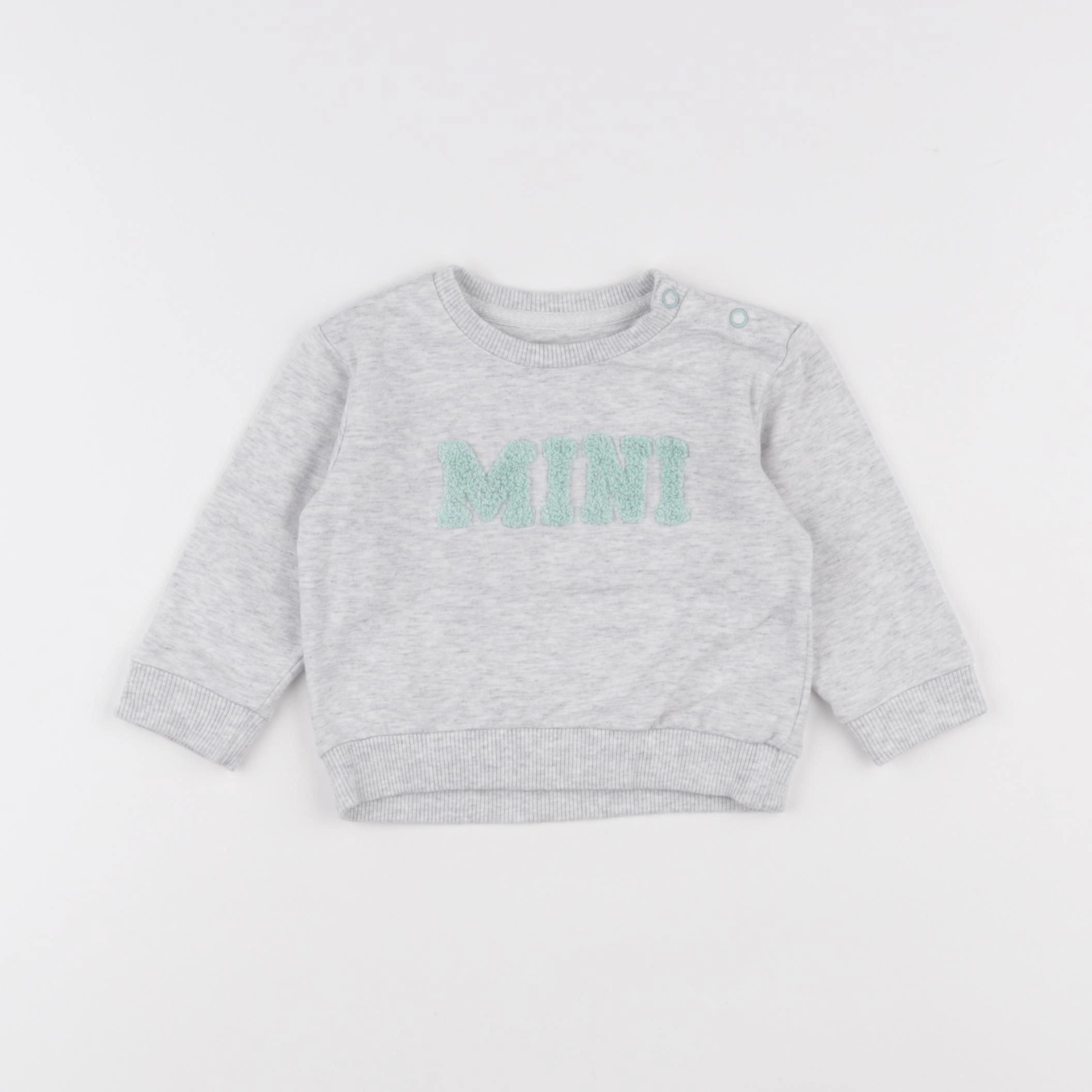 Seraphine - sweat gris - 0/3 mois