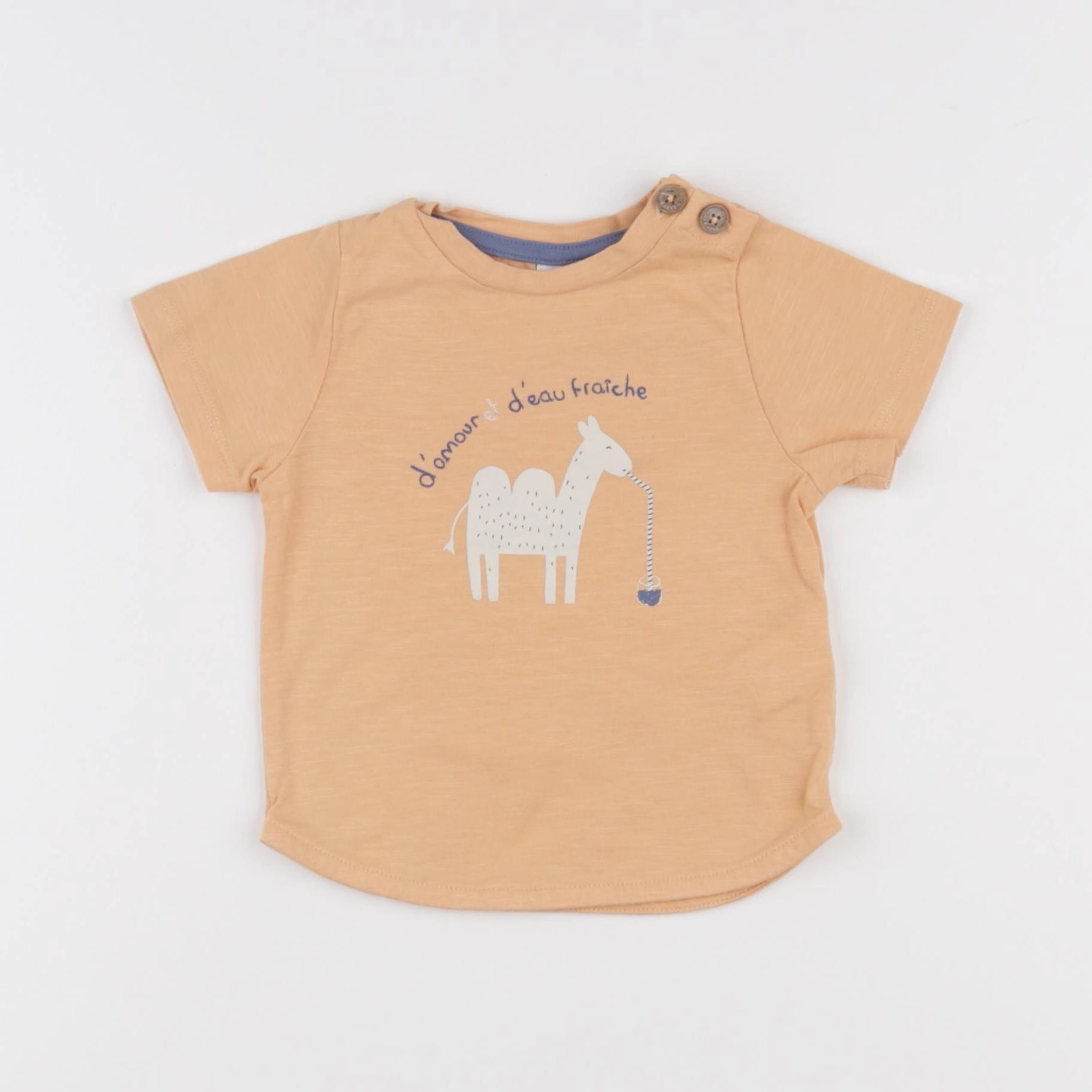 Tape à l'oeil - tee-shirt orange - 6 mois