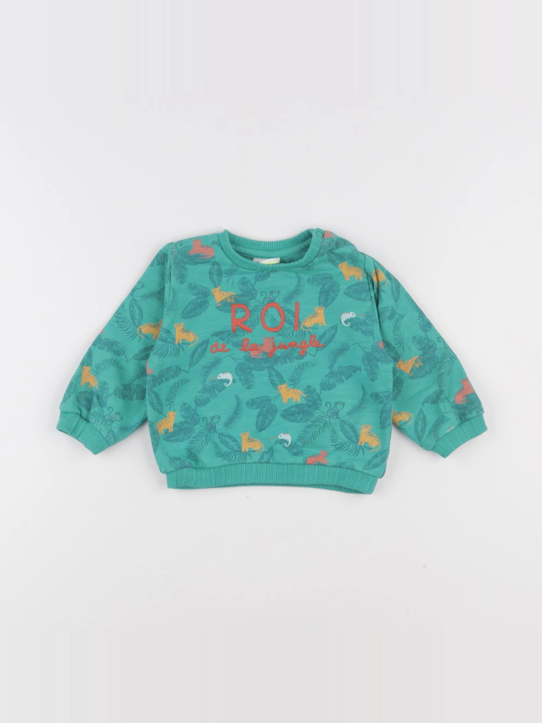 Tape à l'oeil - sweat vert - 6 mois