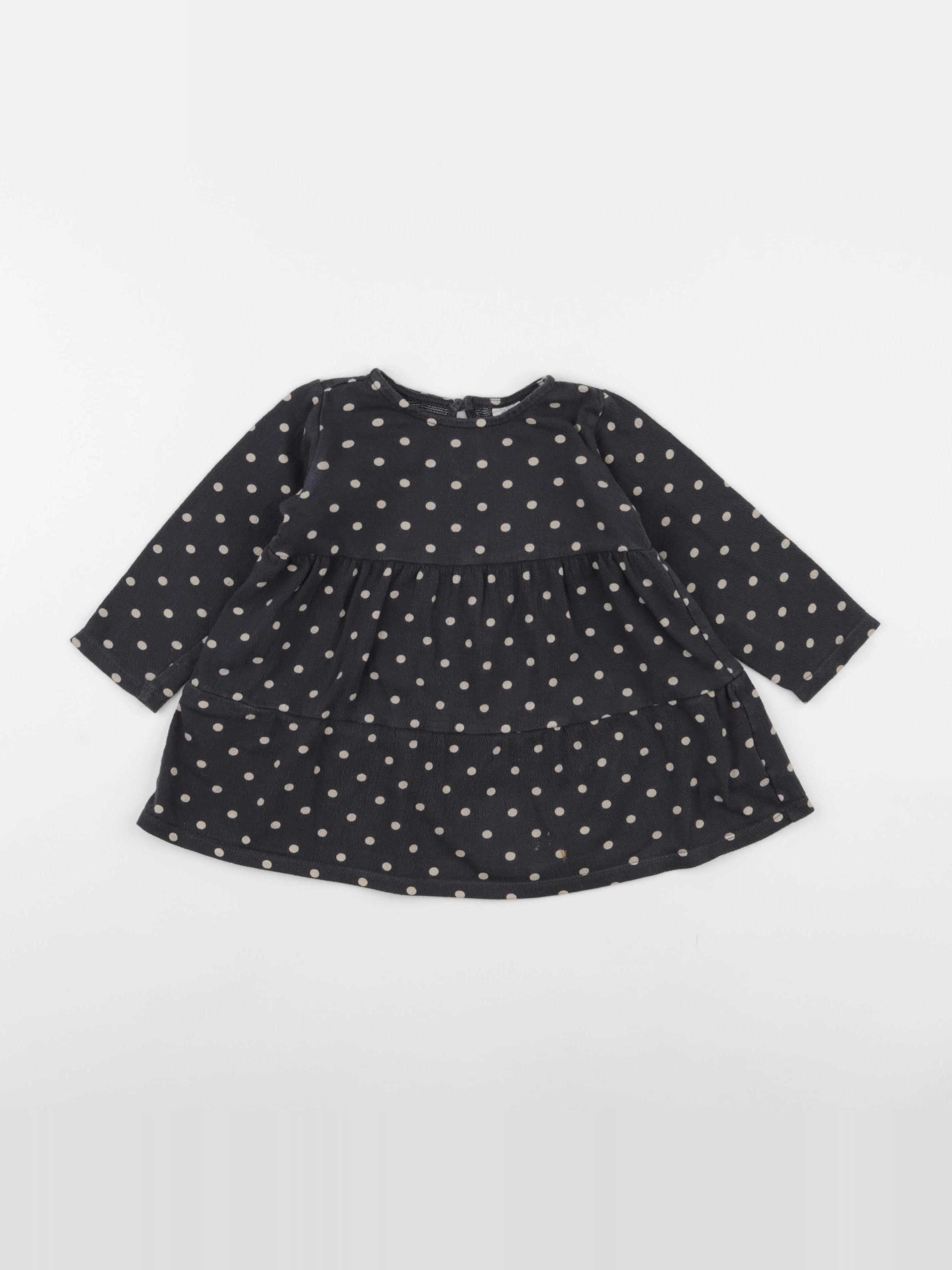 H&M - robe gris - 12/18 mois