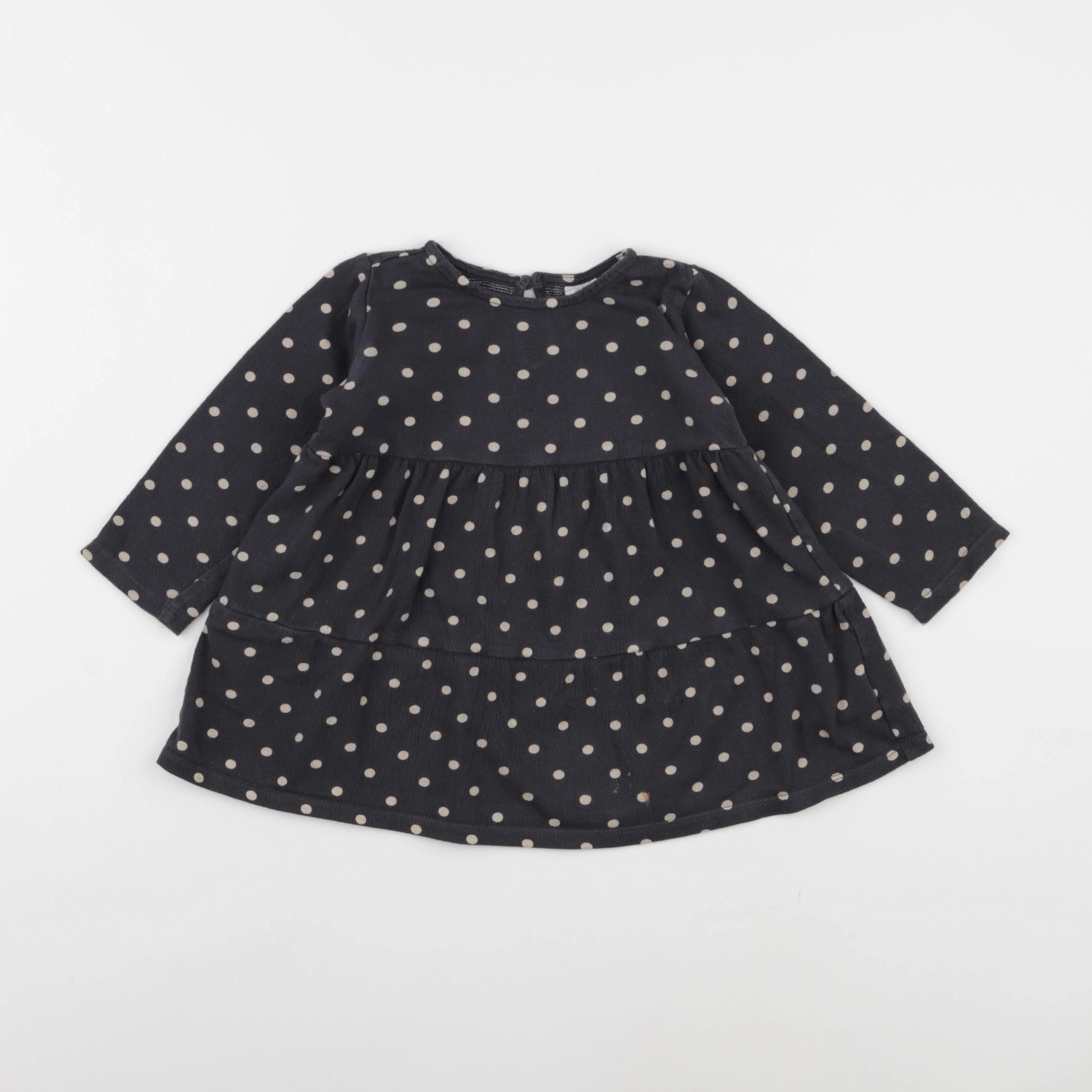 H&M - robe gris - 12/18 mois