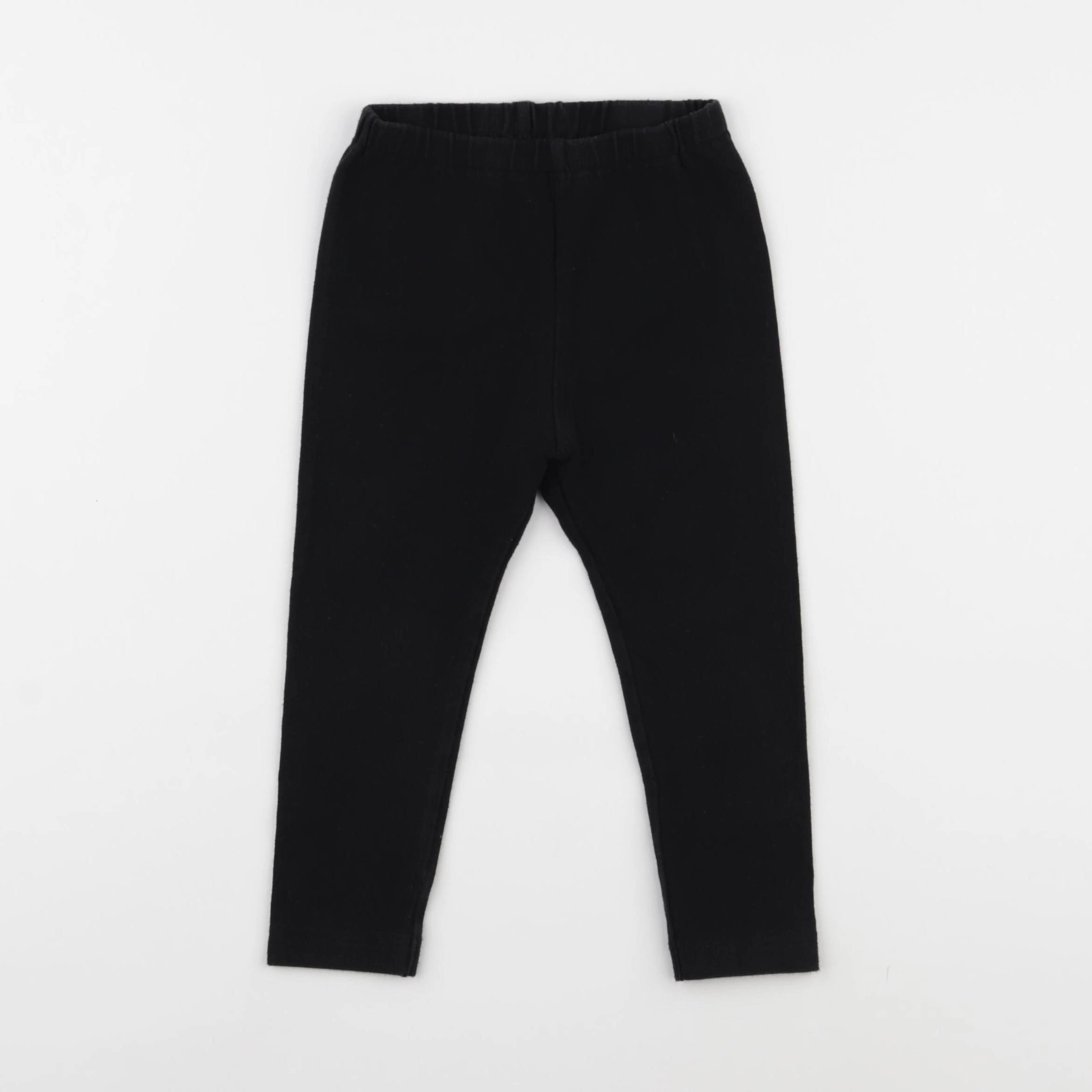Uniqlo - legging noir - 2/3 ans