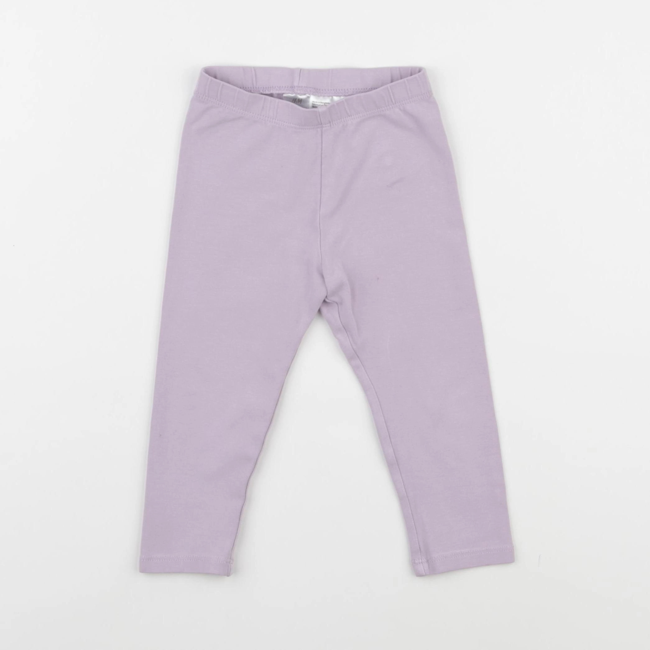 H&M - legging violet - 12/18 mois