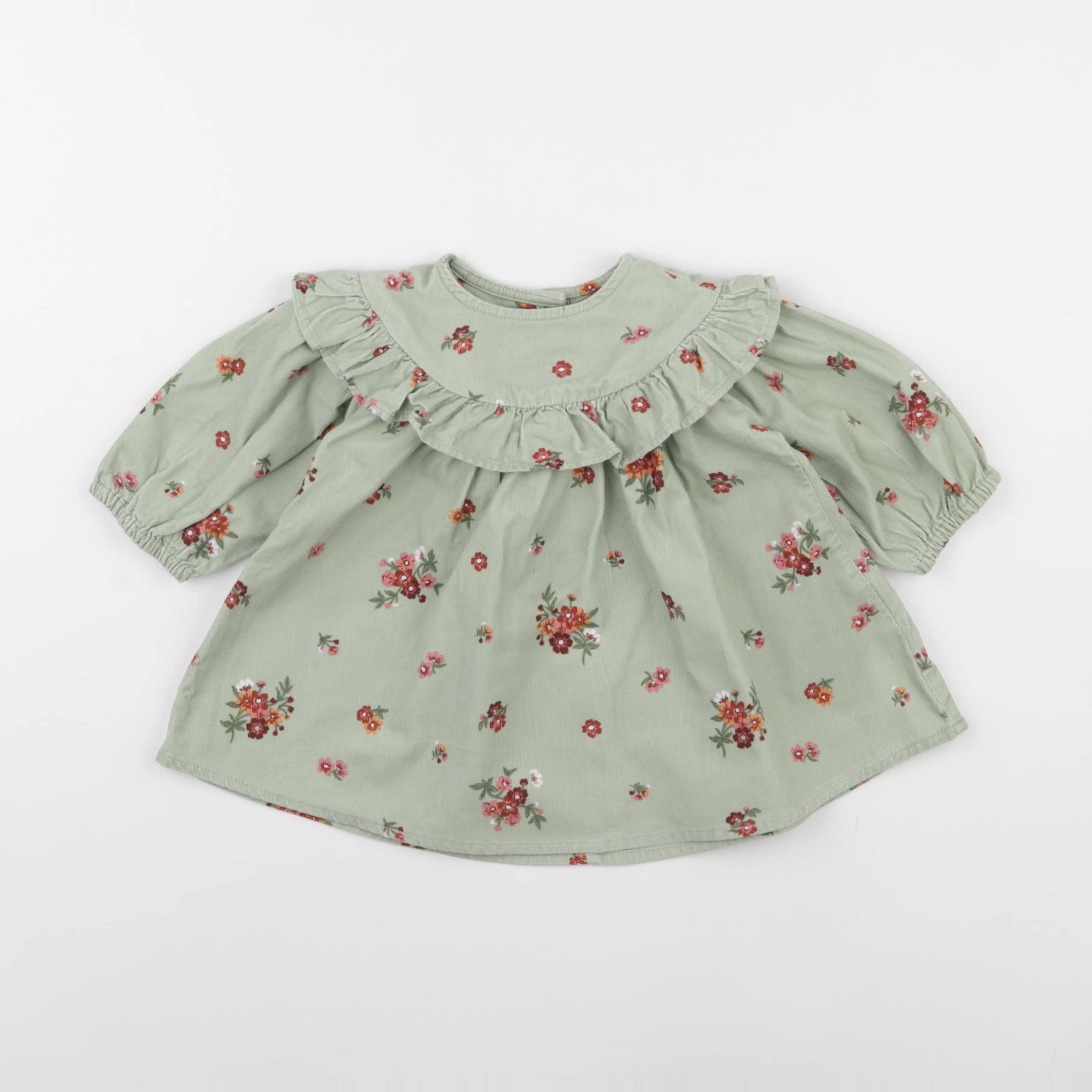Next - robe vert - 3/6 mois