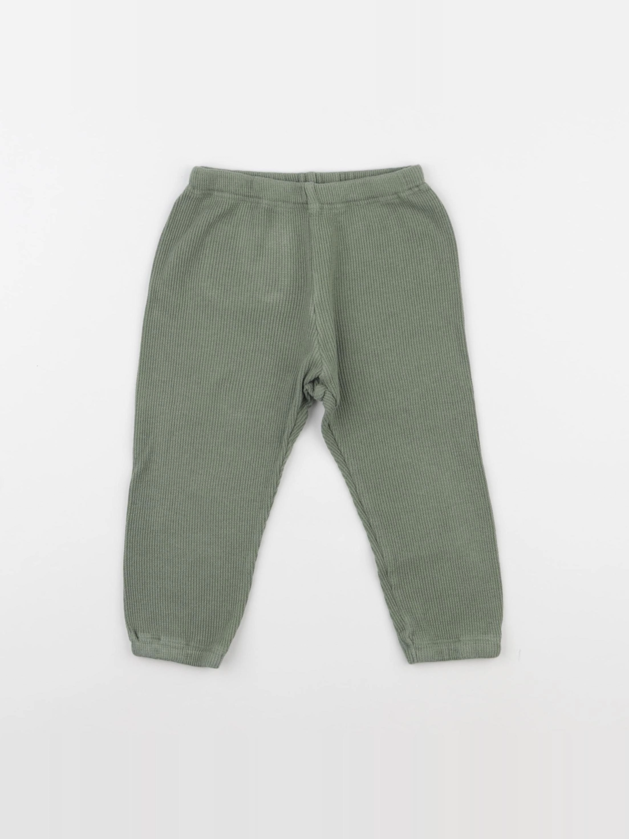 Uniqlo - legging vert - 24/36 mois